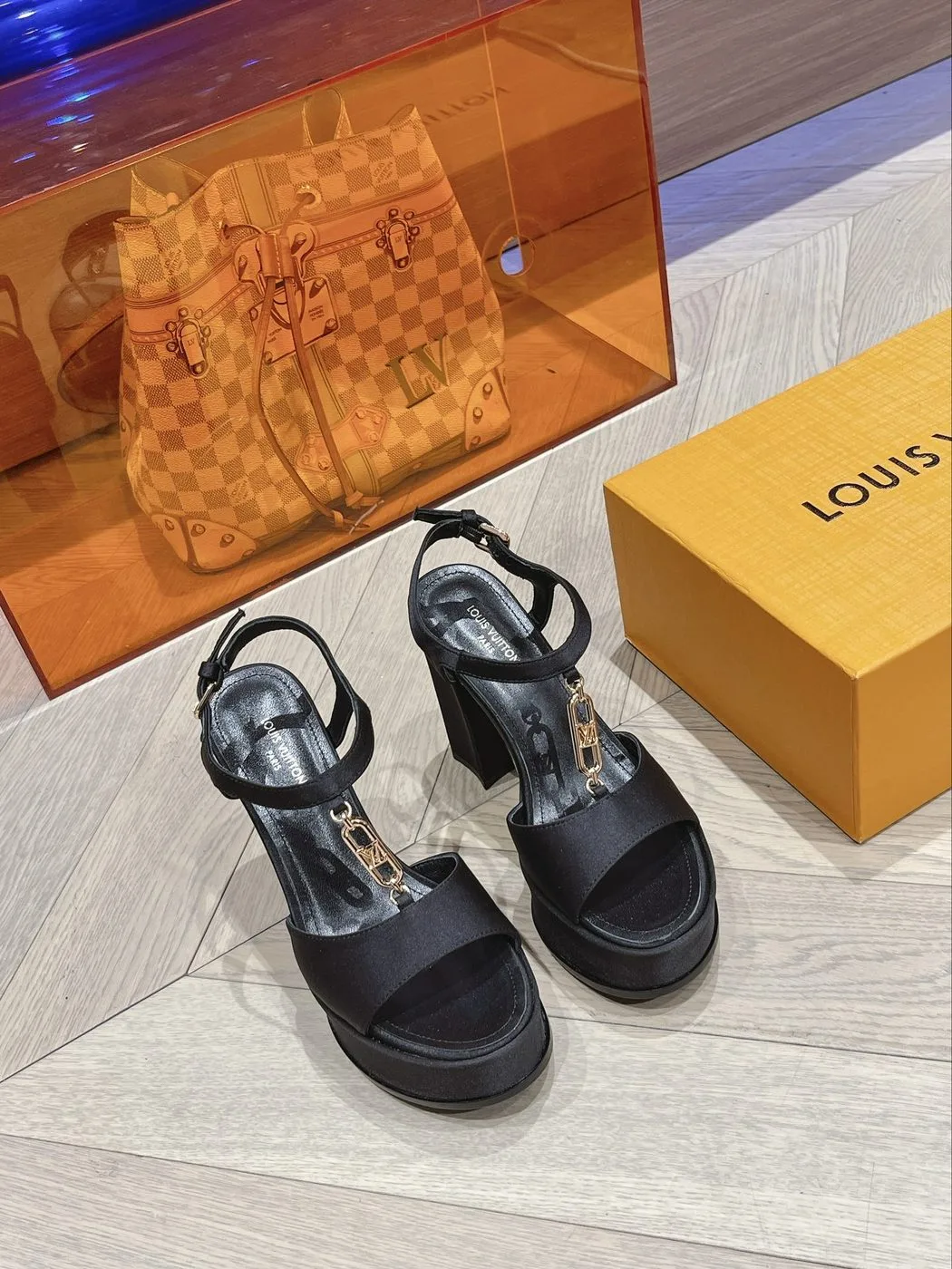 Alternative view of Louis Vuitton Sparkle Sandal Black