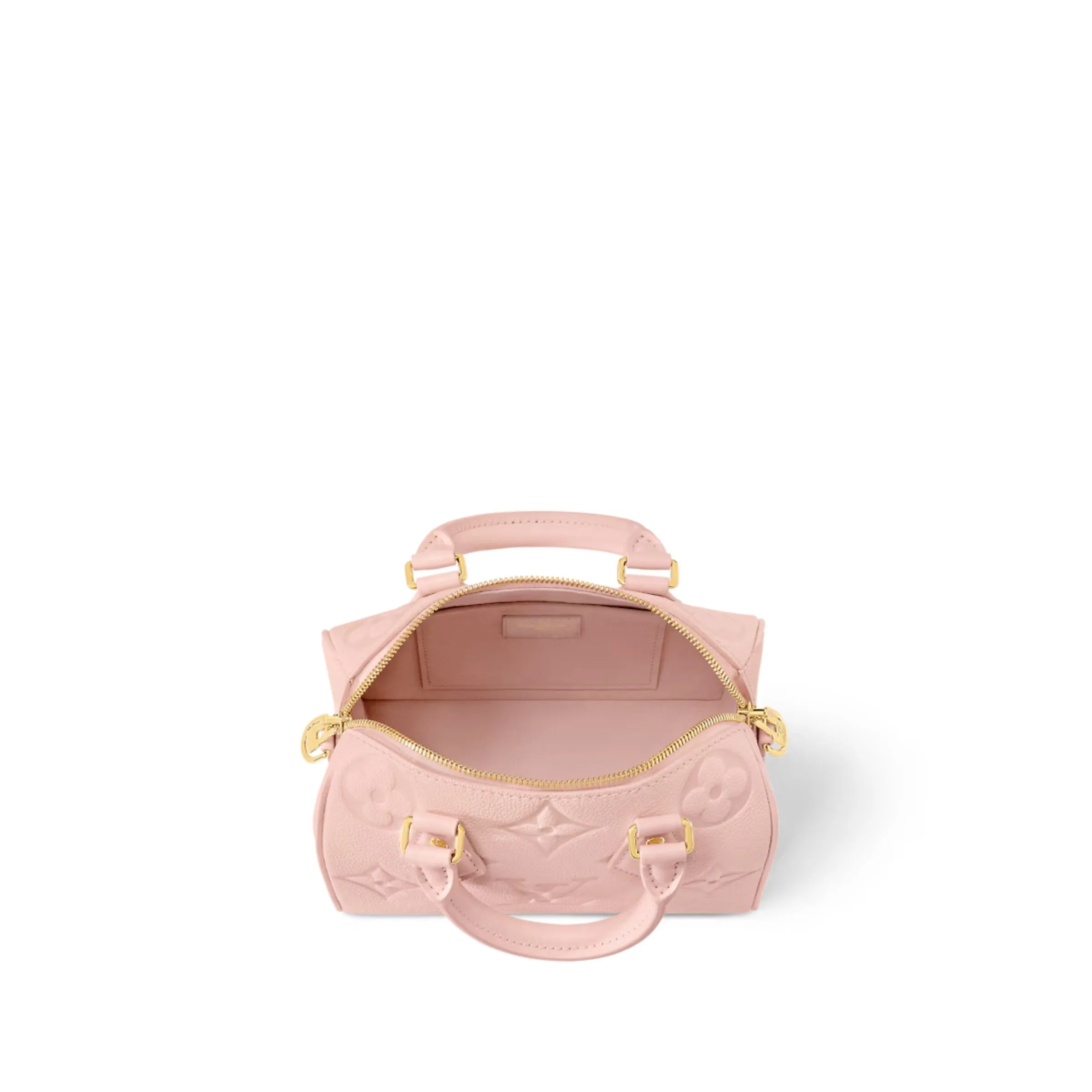Louis Vuitton Speedy Bandouliere 20 Top Handle Bag / Opal Pink Gold Hardware - Image 6