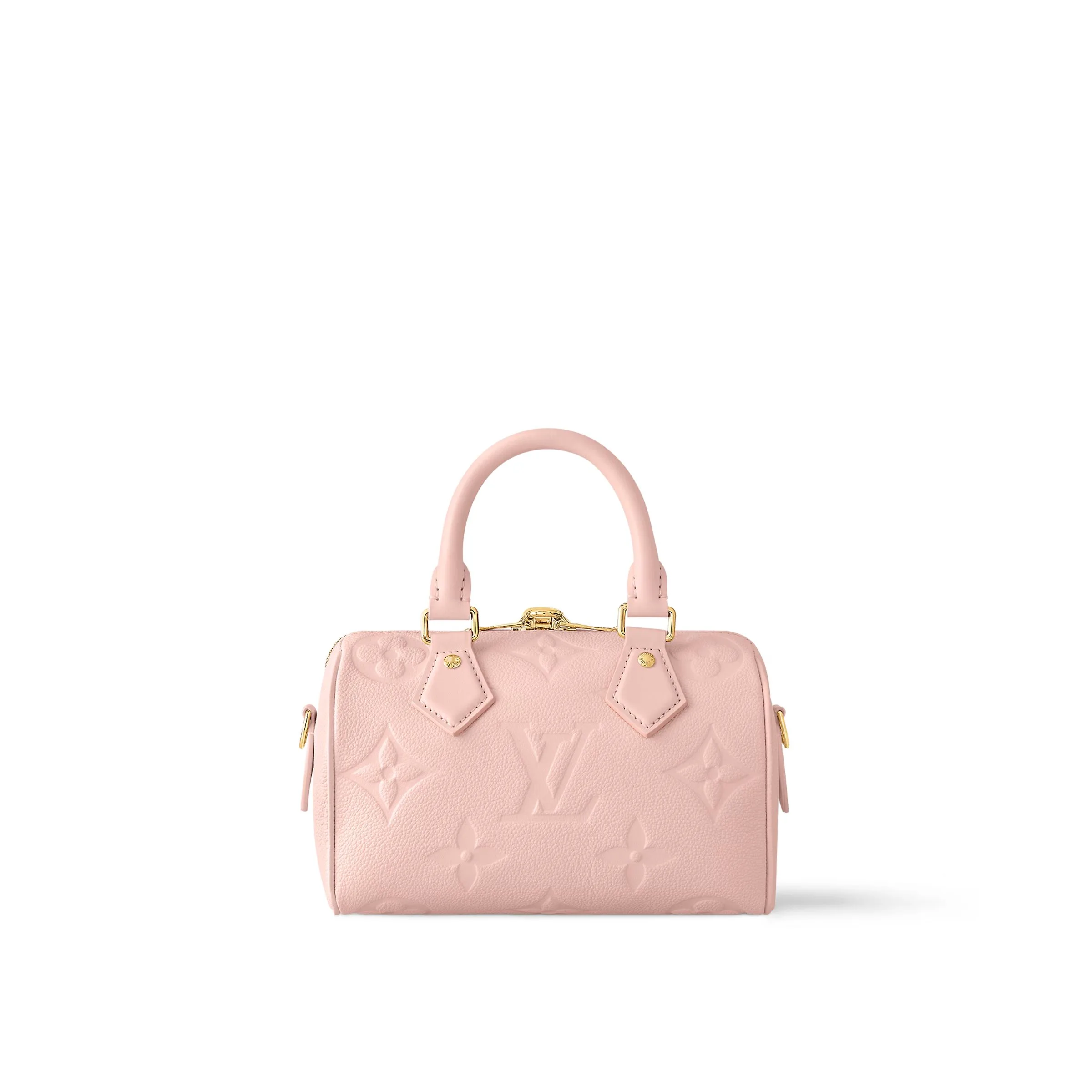 Louis Vuitton Speedy Bandouliere 20 Top Handle Bag / Opal Pink Gold Hardware - Image 4