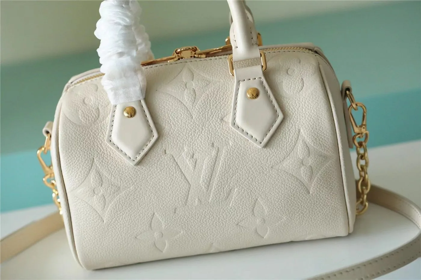 Louis Vuitton Speedy Bandouliere 20 White / - Image 9