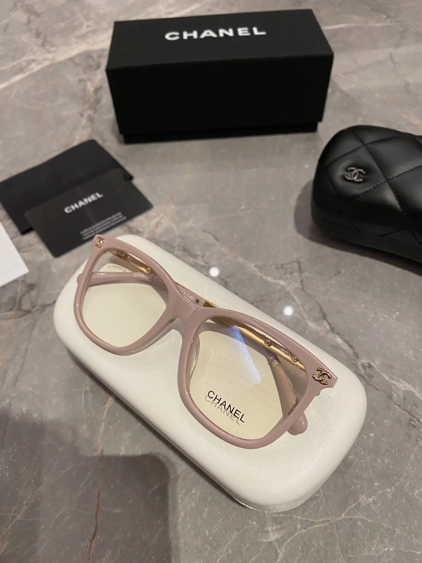Chanel Square Sunglasses Pink - Image 6