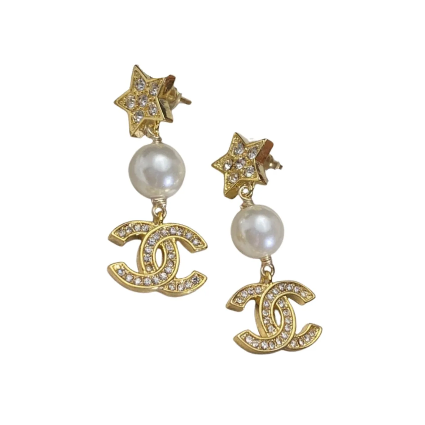 Chanel Star Earrings