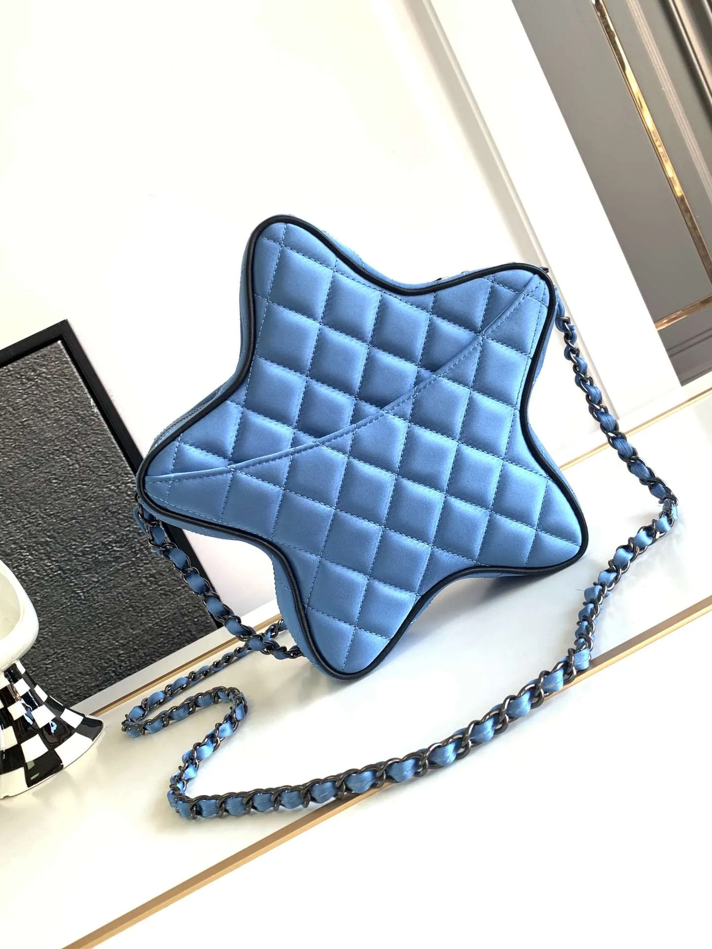 Chanel Star Handbag Red/Blue / - Image 6