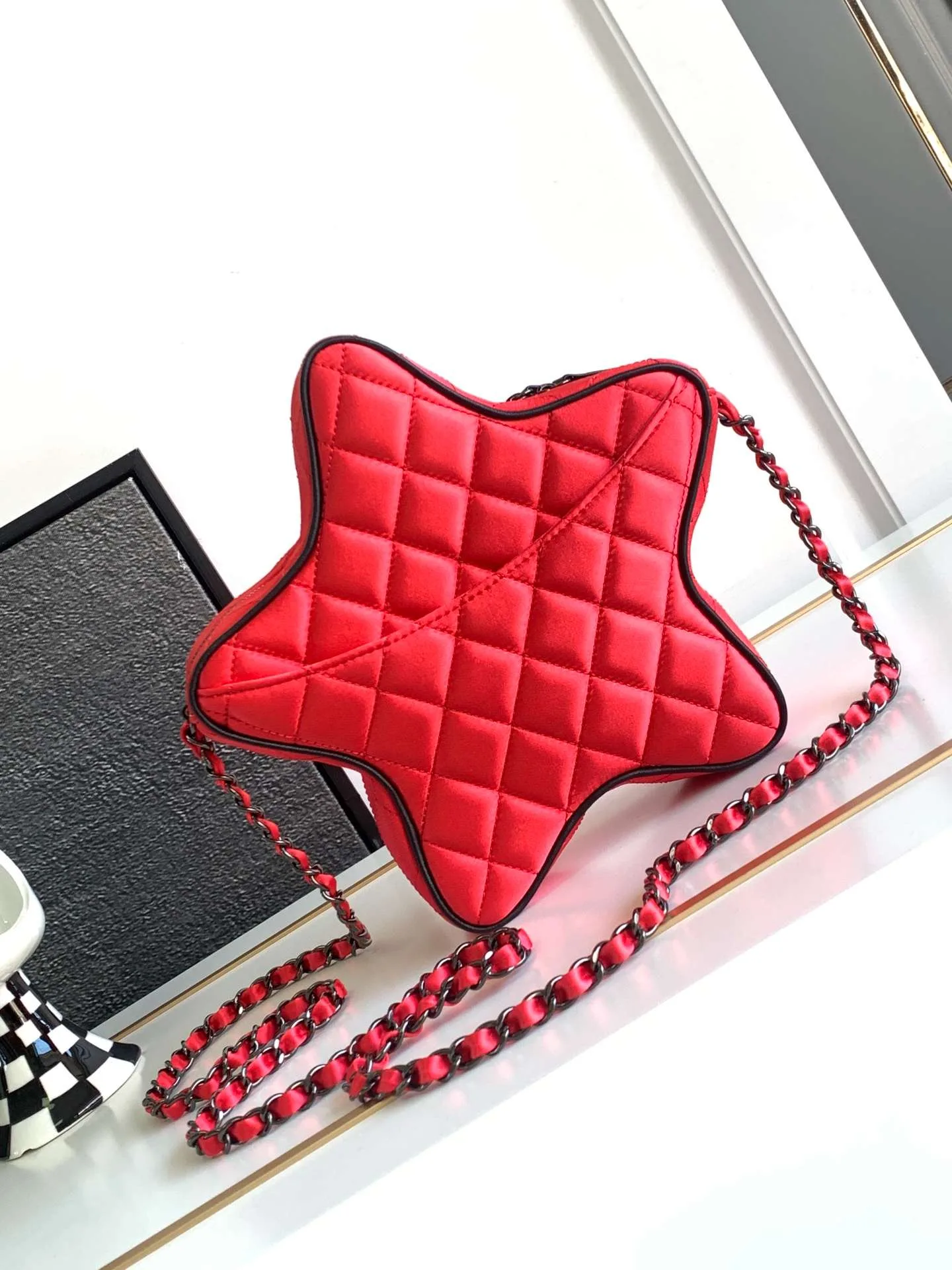 Chanel Star Handbag Red/Blue / - Image 14