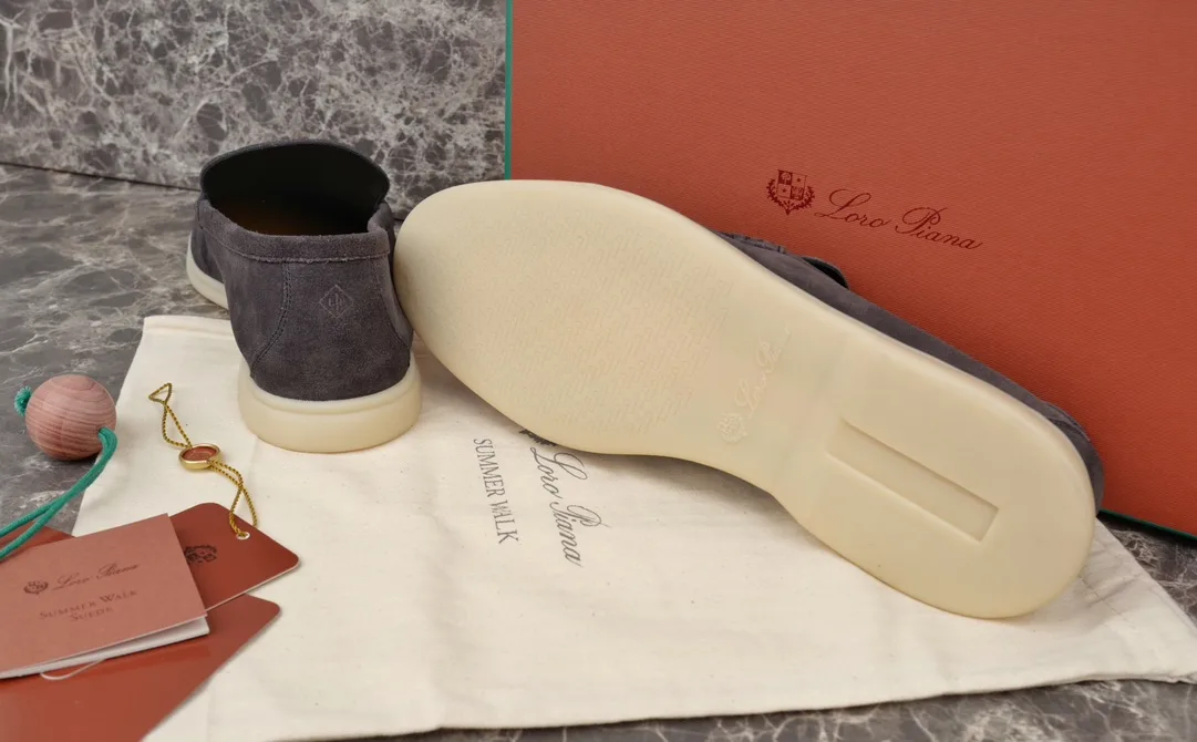 Loro Piana Summer Walk Loafers Caviar FAE8124_MB97 - Image 3