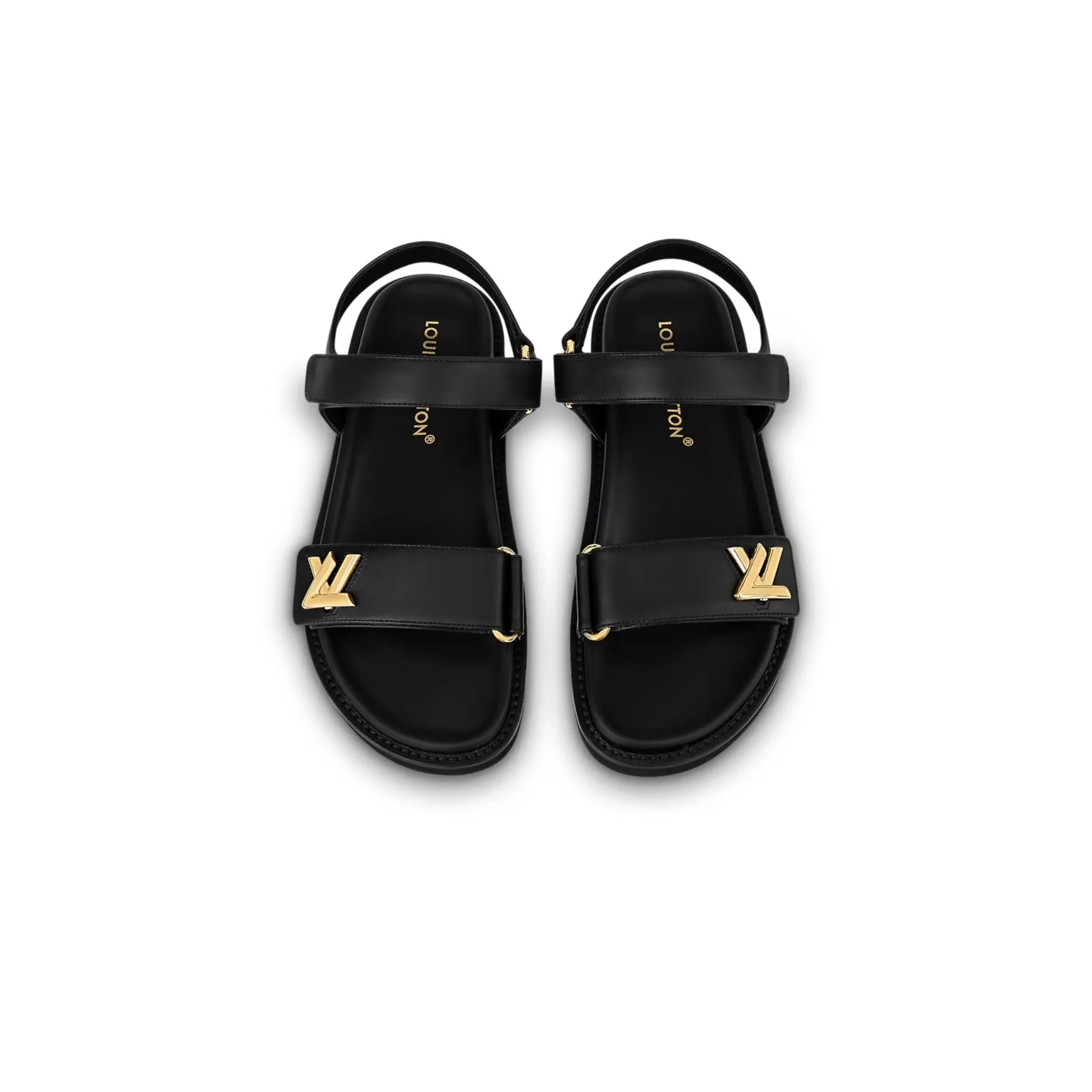 Louis Vuitton Sunset Comfort Flat Sandal Black 1ABW6W - Image 3