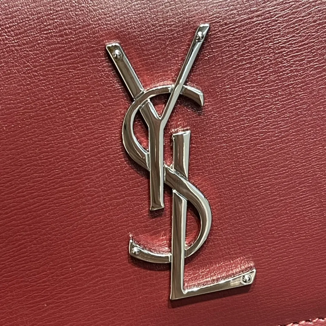 Saint Laurent Sunset Medium Chain Bag Red / - Image 5