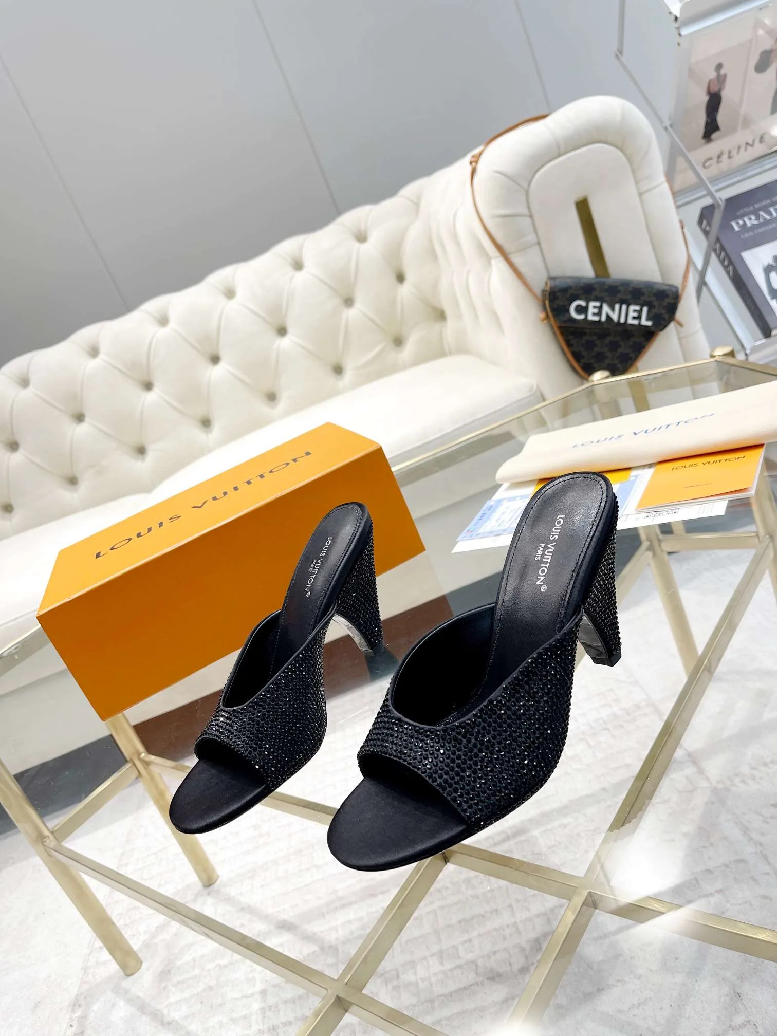Louis Vuitton Super Mule Black - Image 9