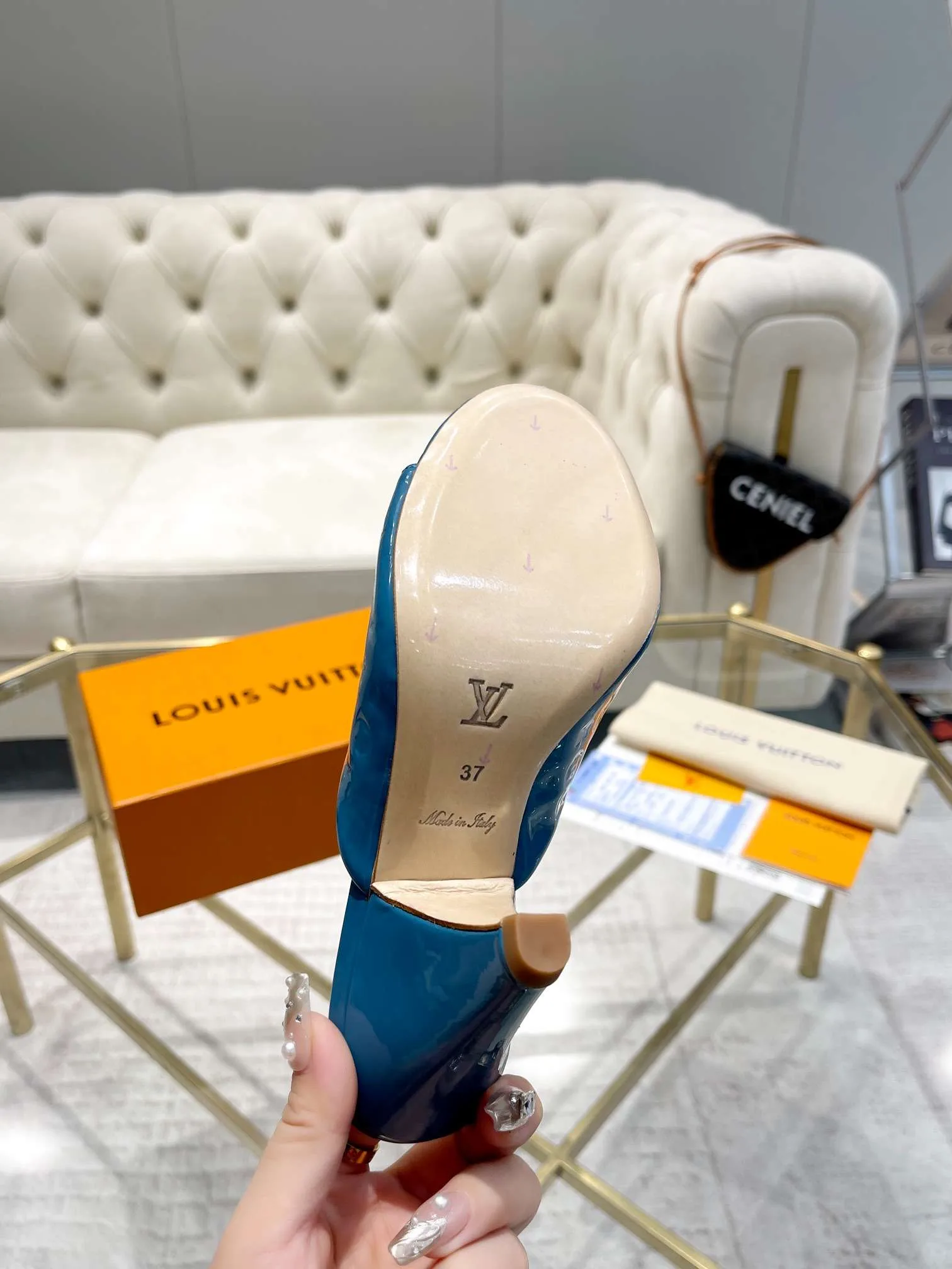 Louis Vuitton Super Mule Blue - Image 2