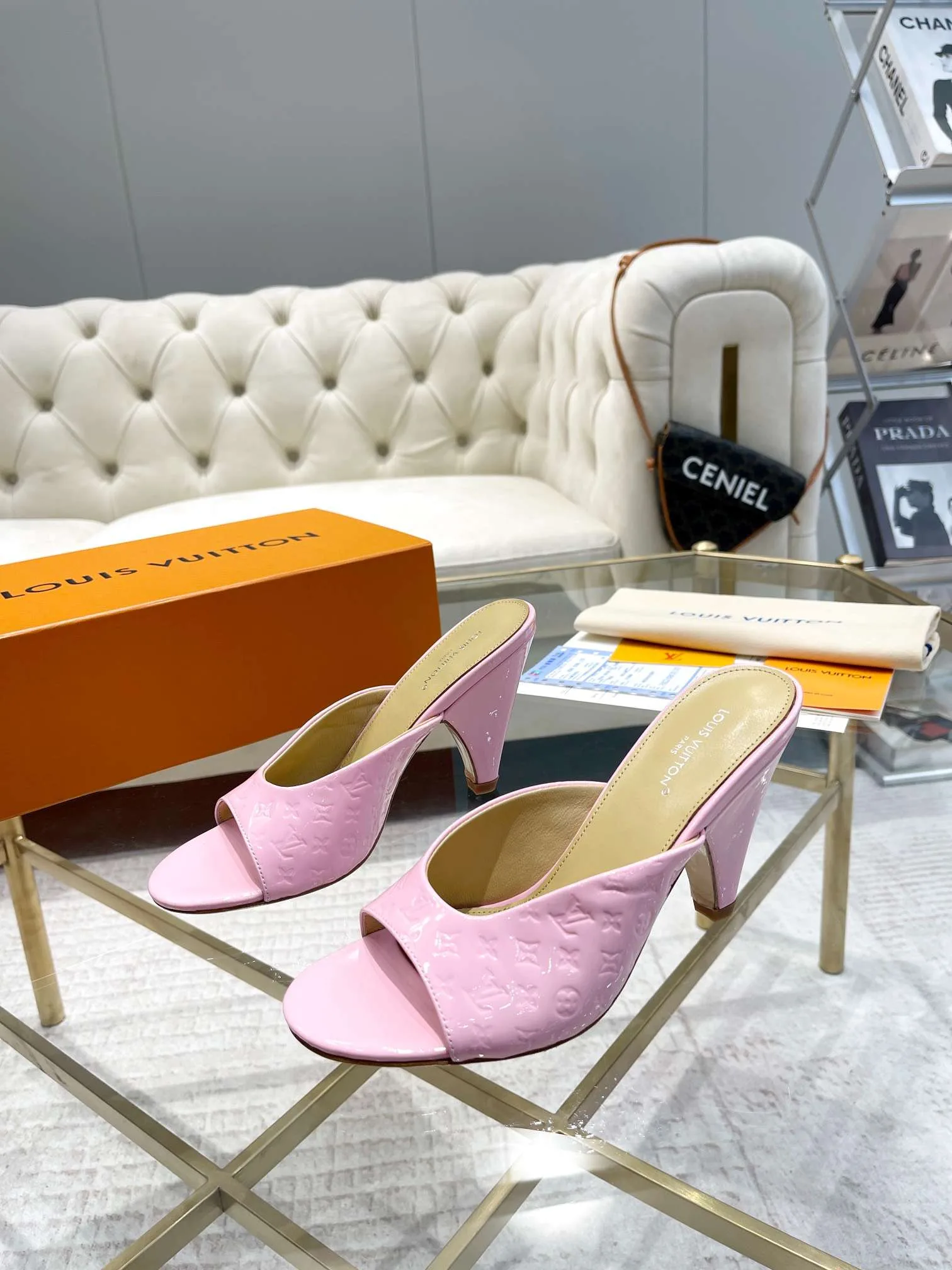 Louis Vuitton Super Mule White 1ACJ51 - Image 9