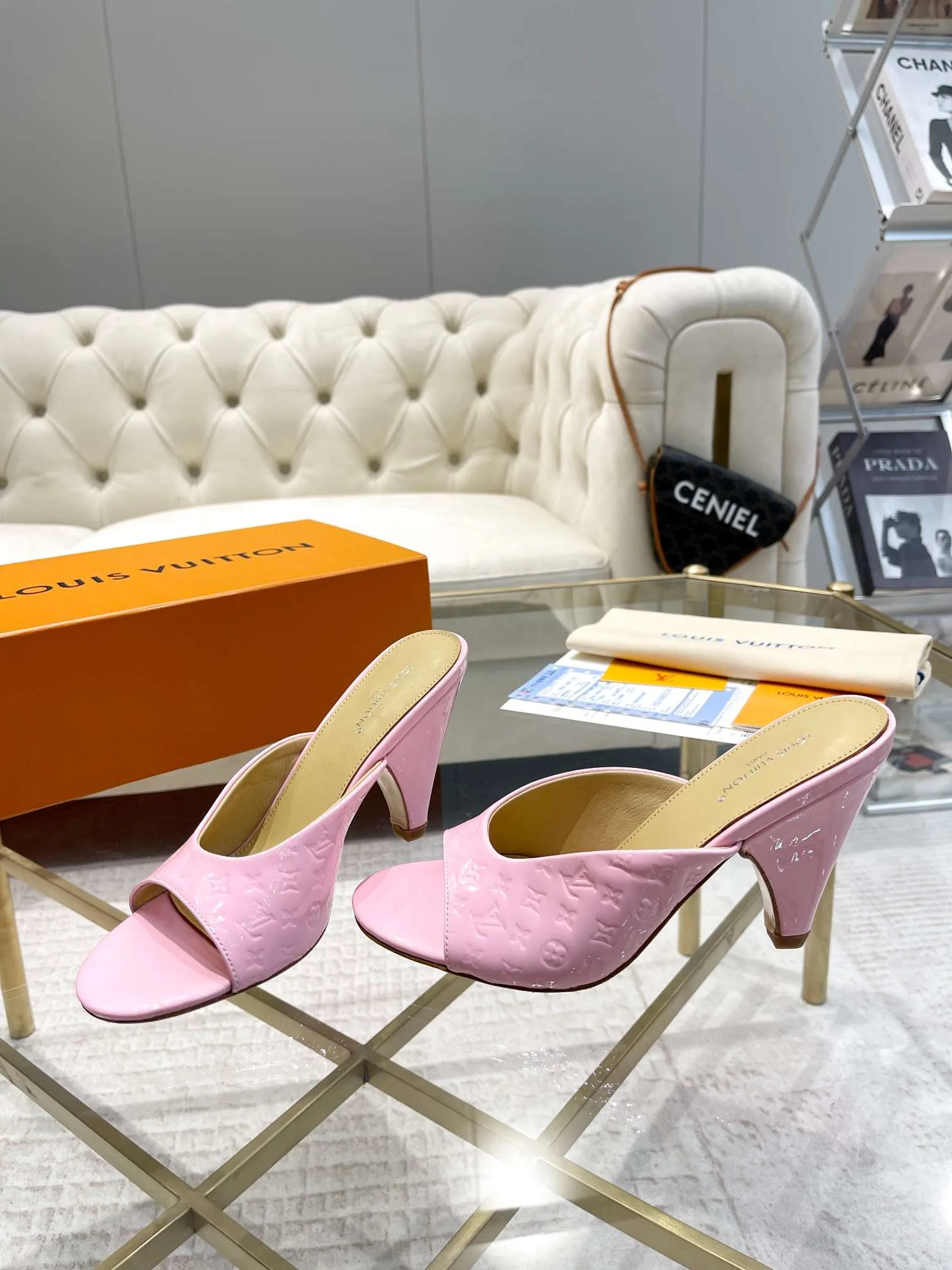 Louis Vuitton Super Mule White 1ACJ51 - Image 8