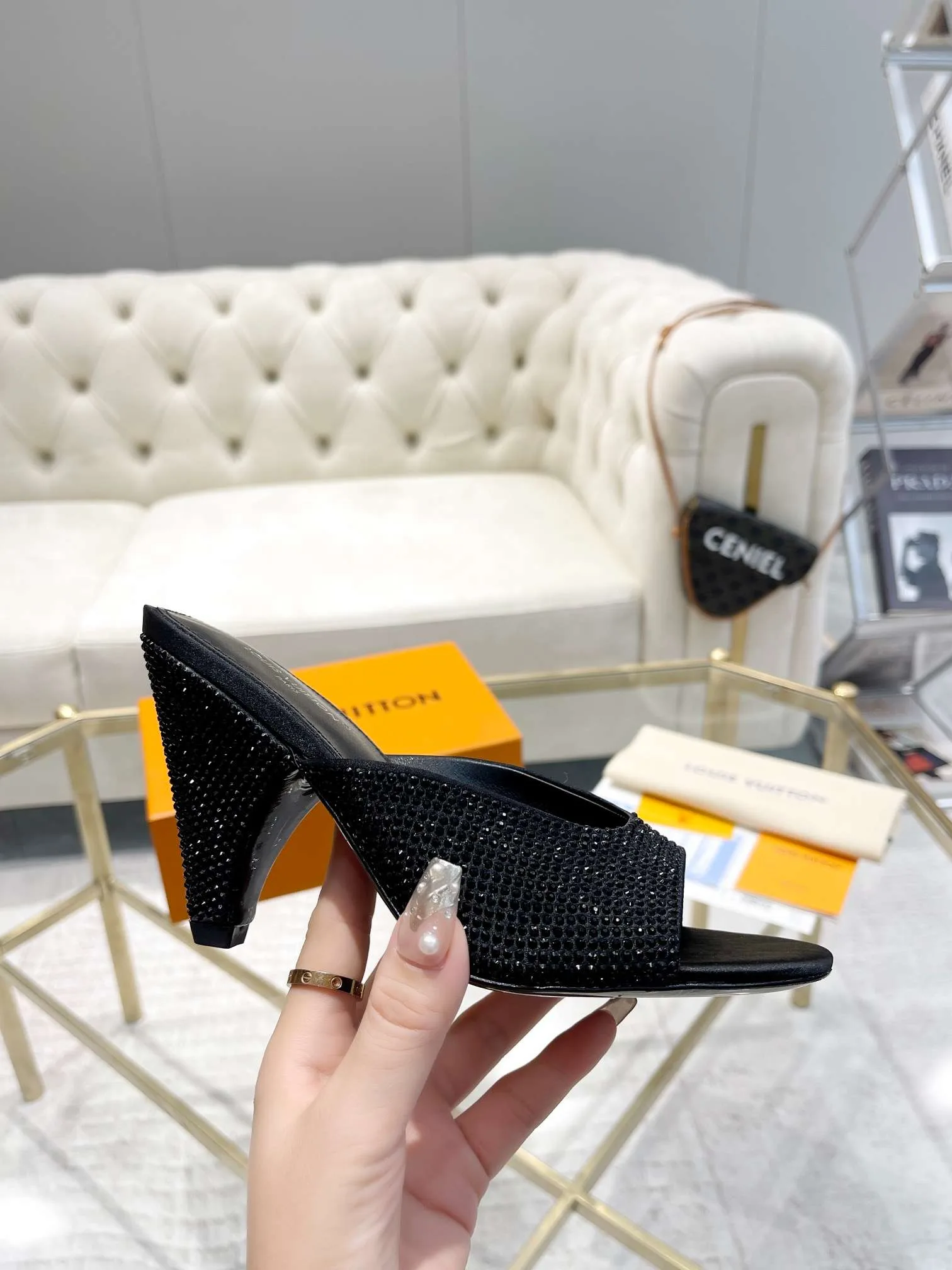 Louis Vuitton Super Mule Black - Image 7