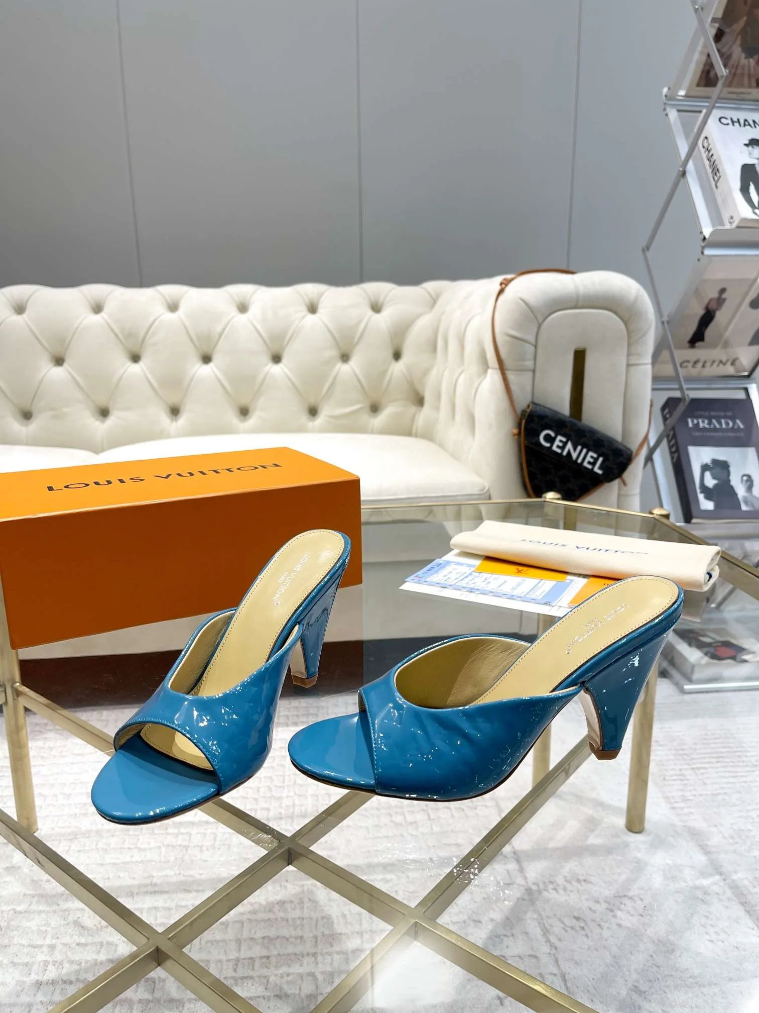 Louis Vuitton Super Mule Blue - Image 5