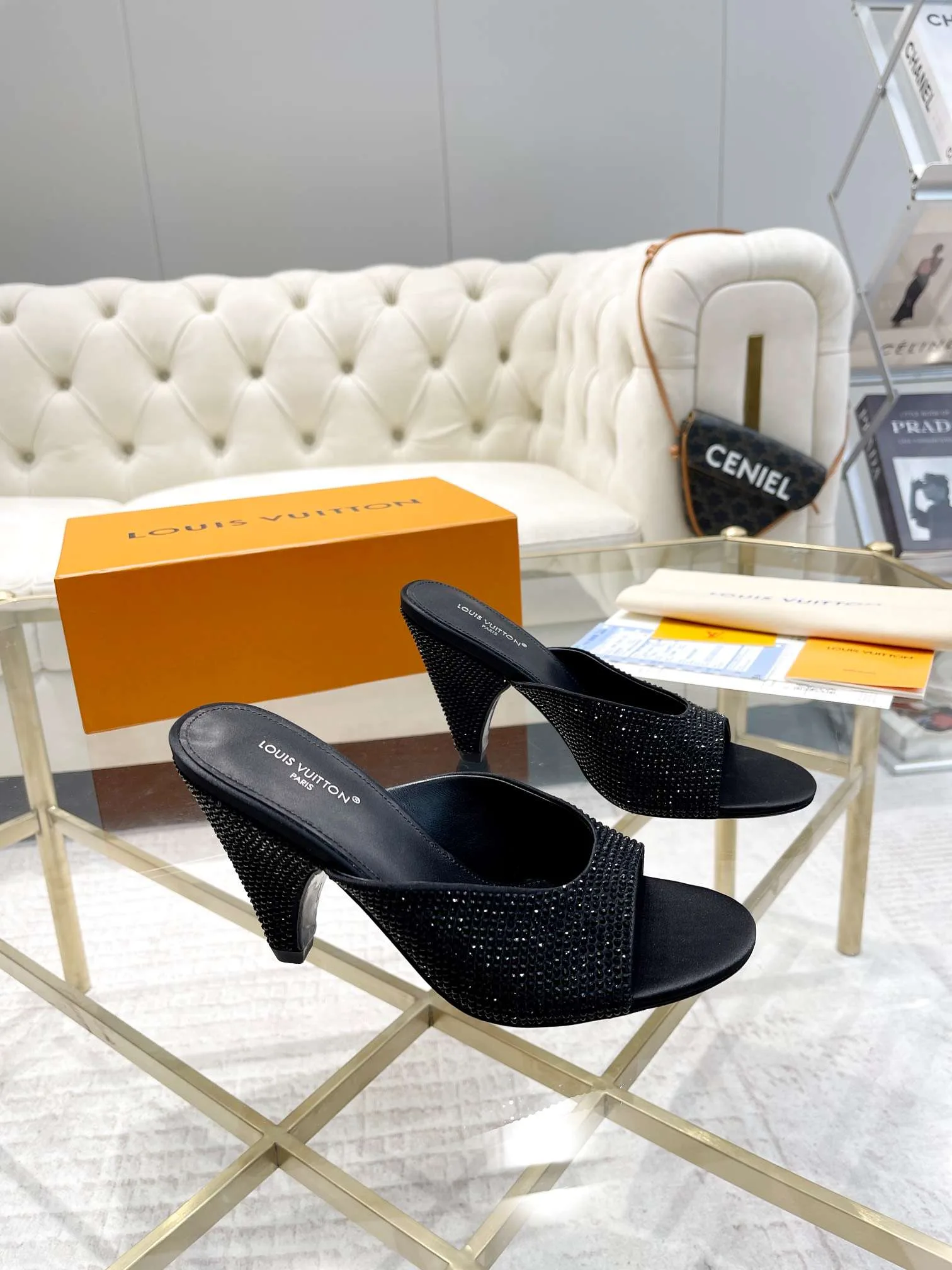 Louis Vuitton Super Mule Black - Image 4