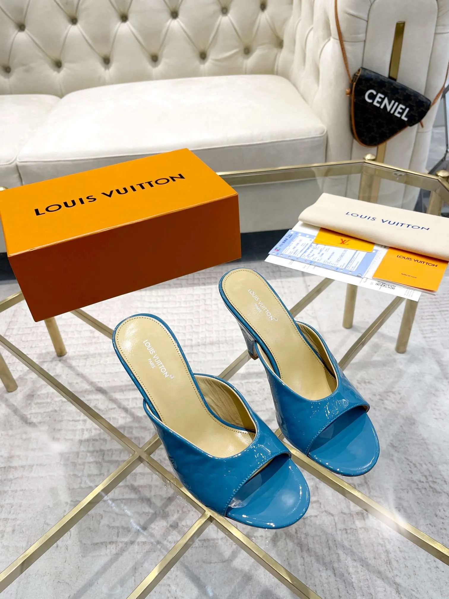 Louis Vuitton Super Mule Blue - Image 7