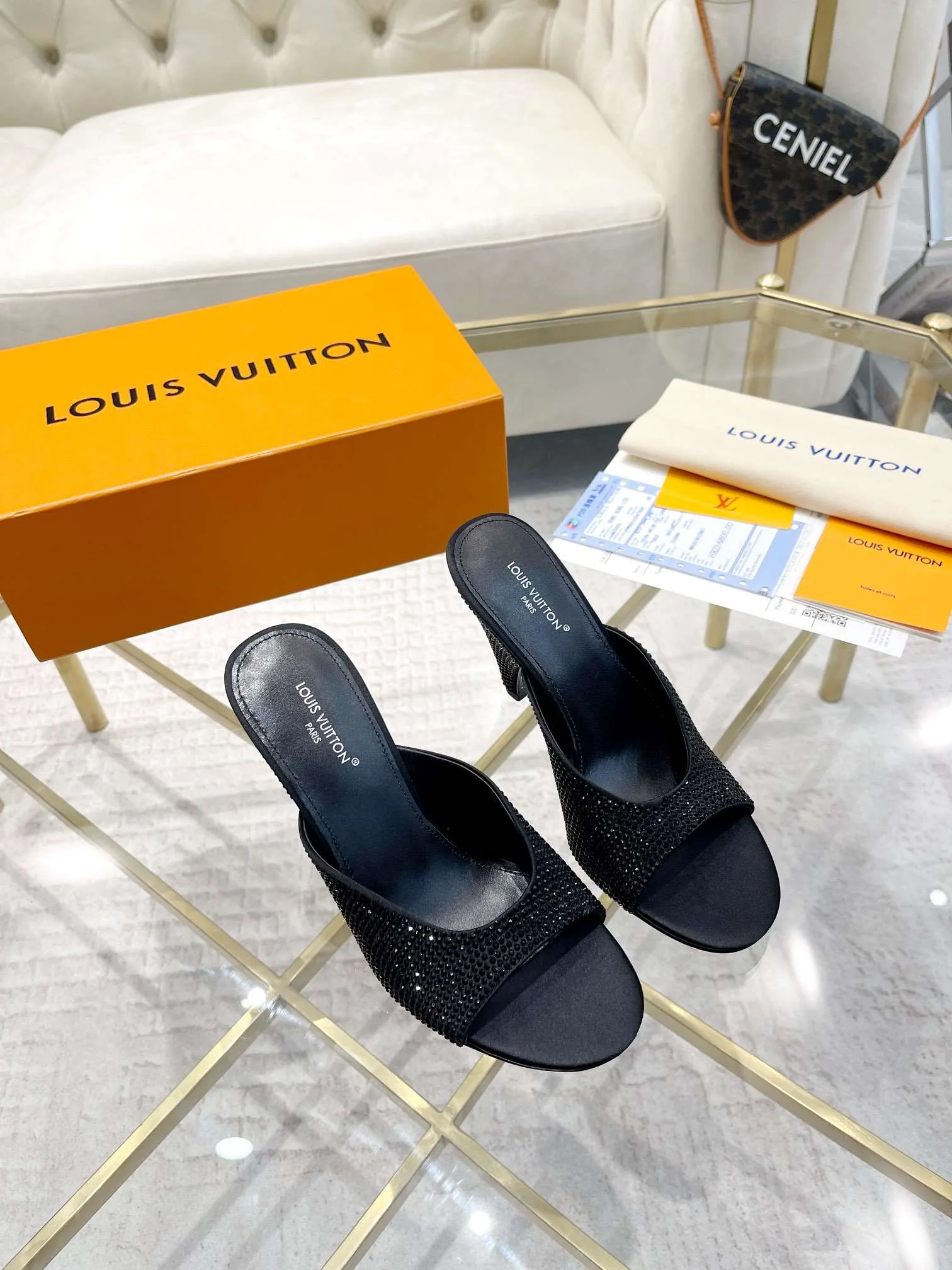 Louis Vuitton Super Mule Black - Image 3