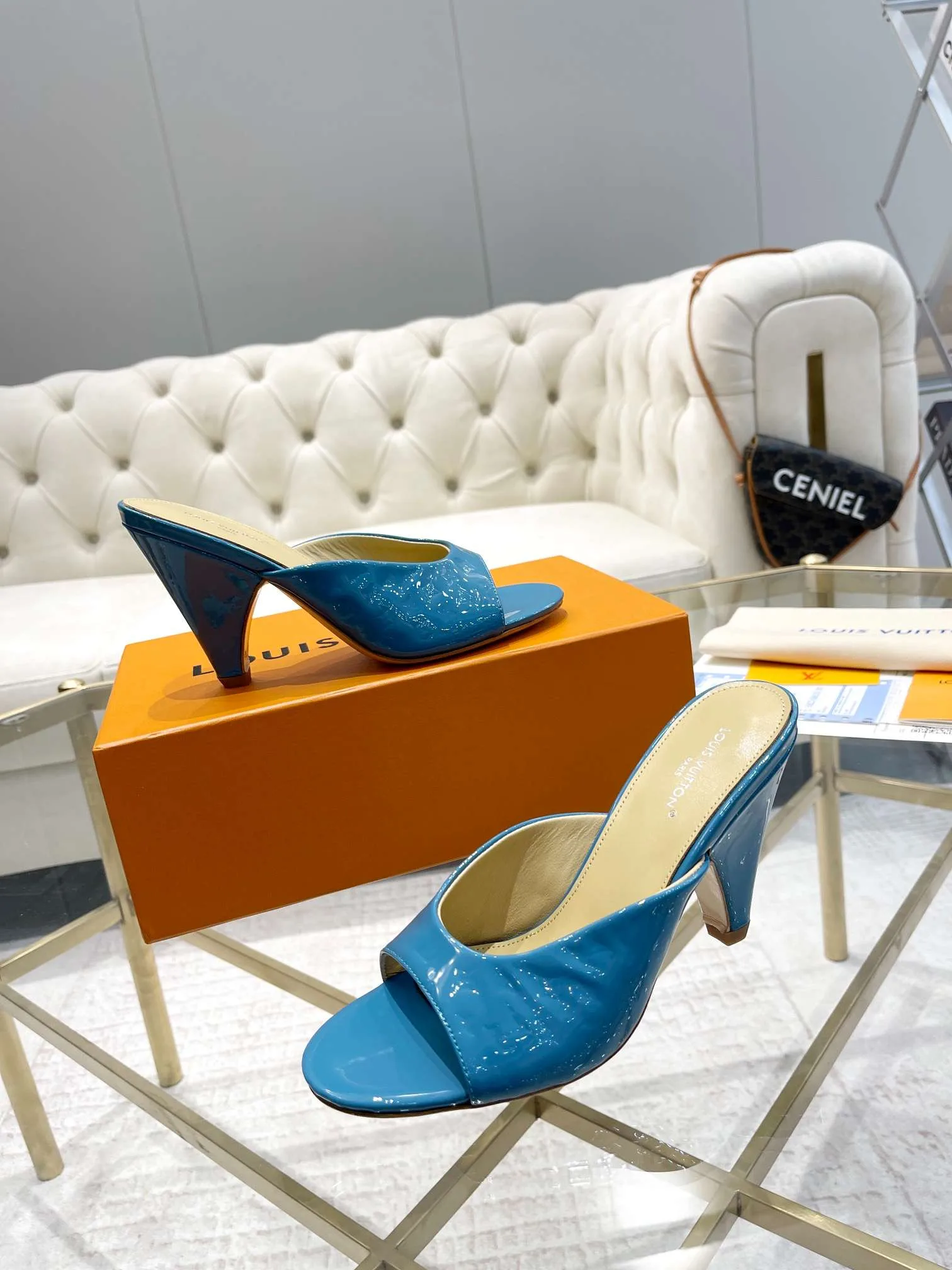 Louis Vuitton Super Mule Blue - Image 8