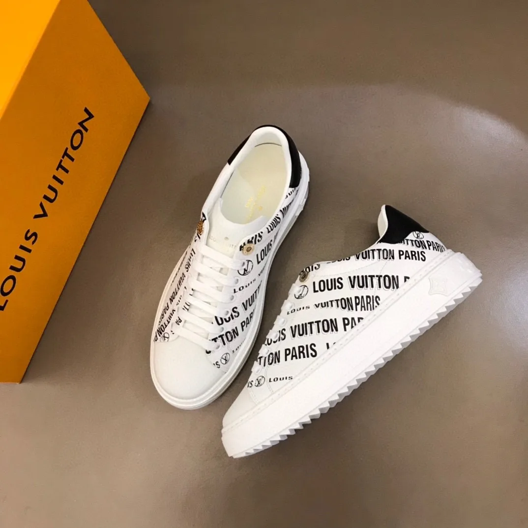 Alternative view of Louis Vuitton Time Out Sneaker Monogram Flowers Black 1A9D24