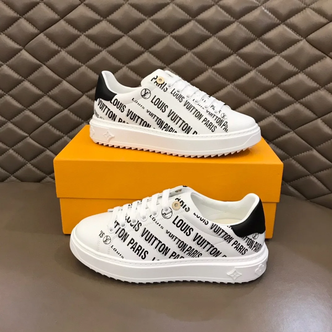 Louis Vuitton Time Out Sneaker Monogram Flowers Black 1A9D24 - Image 5