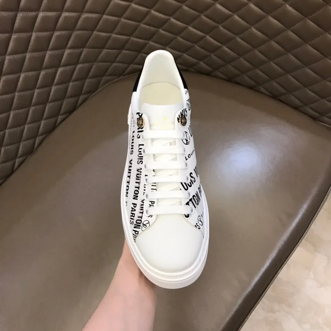Louis Vuitton Time Out Sneaker Monogram Flowers Black 1A9D24 - Image 7