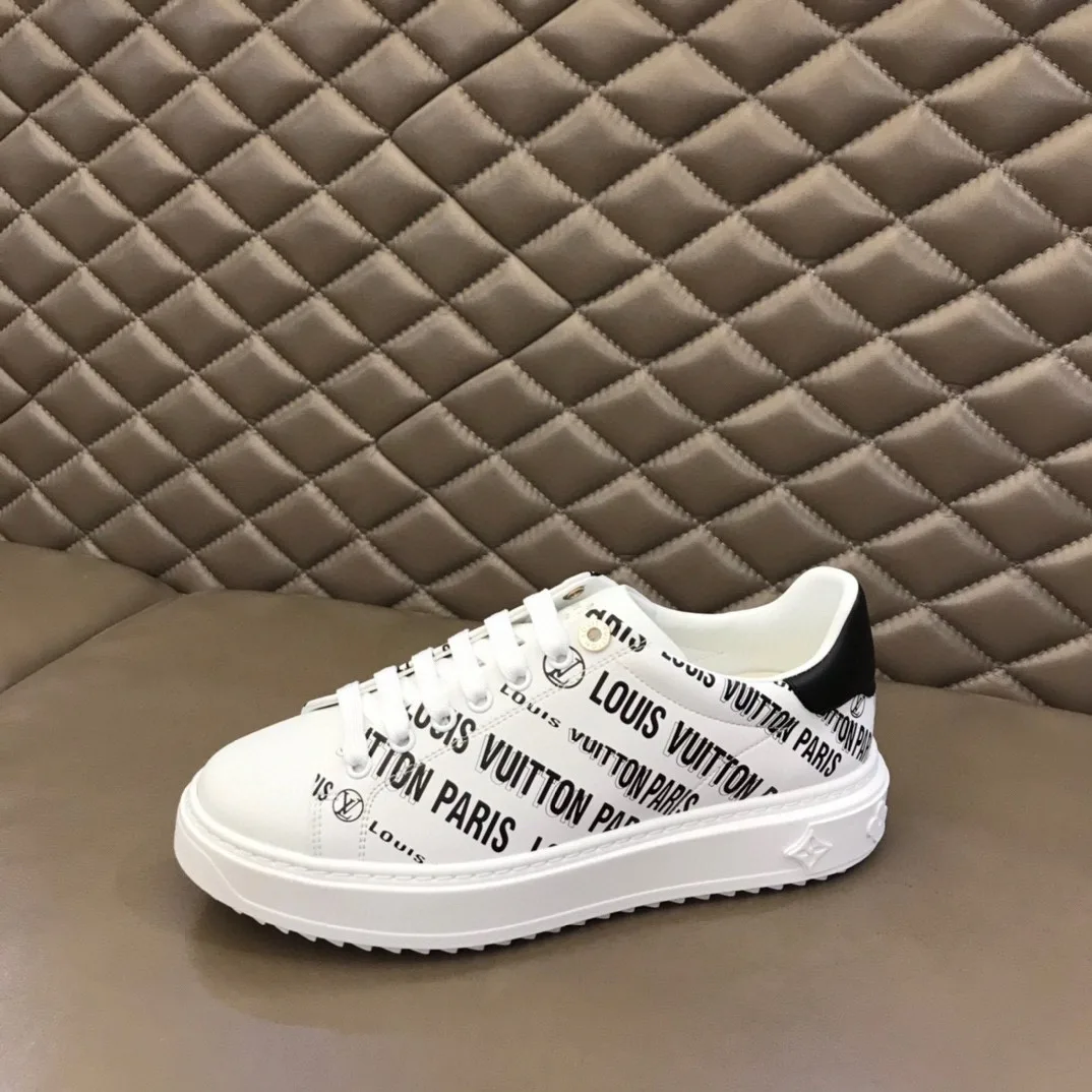 Louis Vuitton Time Out Sneaker Monogram Flowers Black 1A9D24 - Image 8