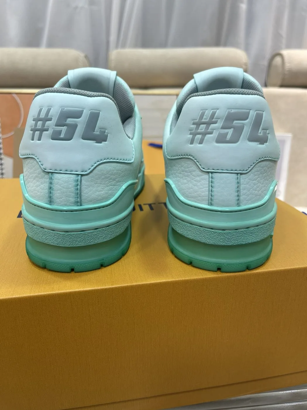 Louis Vuitton Trainer Sneaker LV Mint - Image 5
