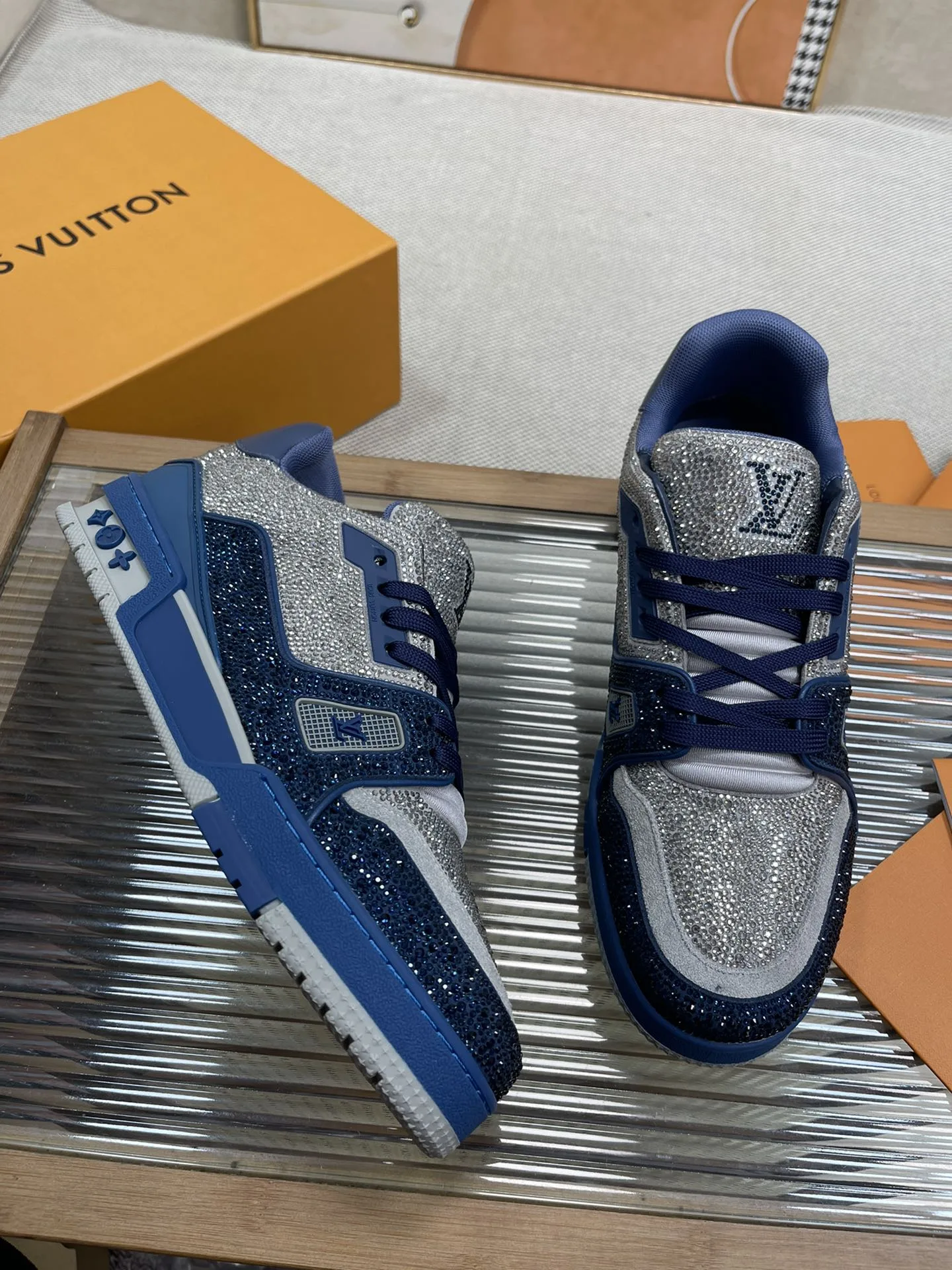 Louis Vuitton LV Trainer Sneaker Dark Brown - Image 8