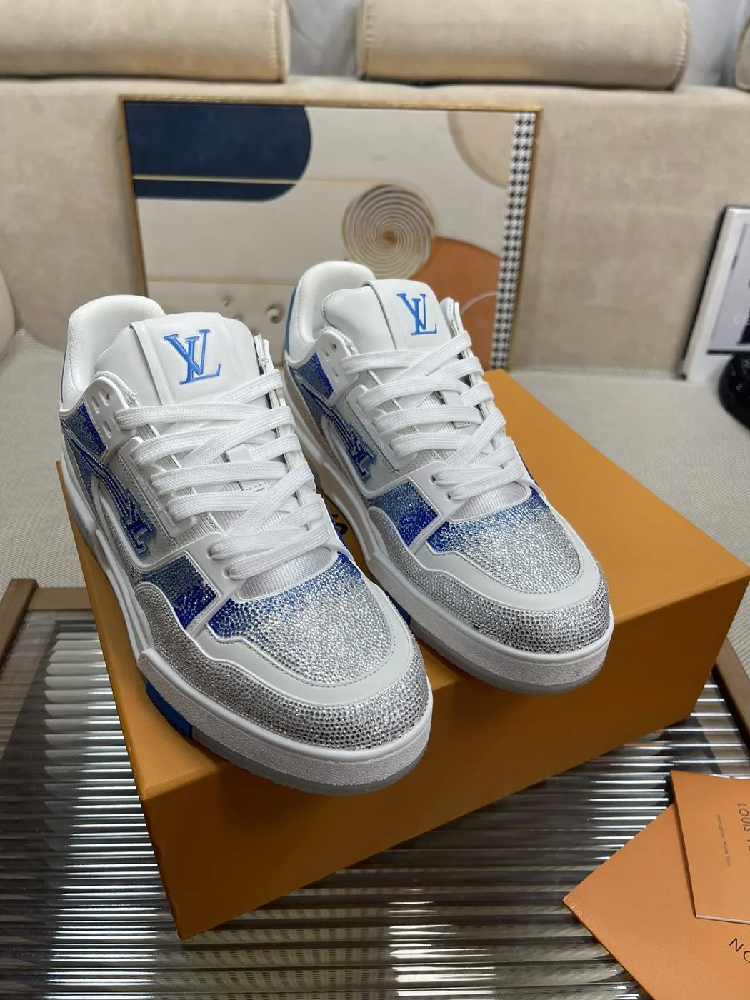 Alternative view of Louis Vuitton Trainer Sneaker LV White