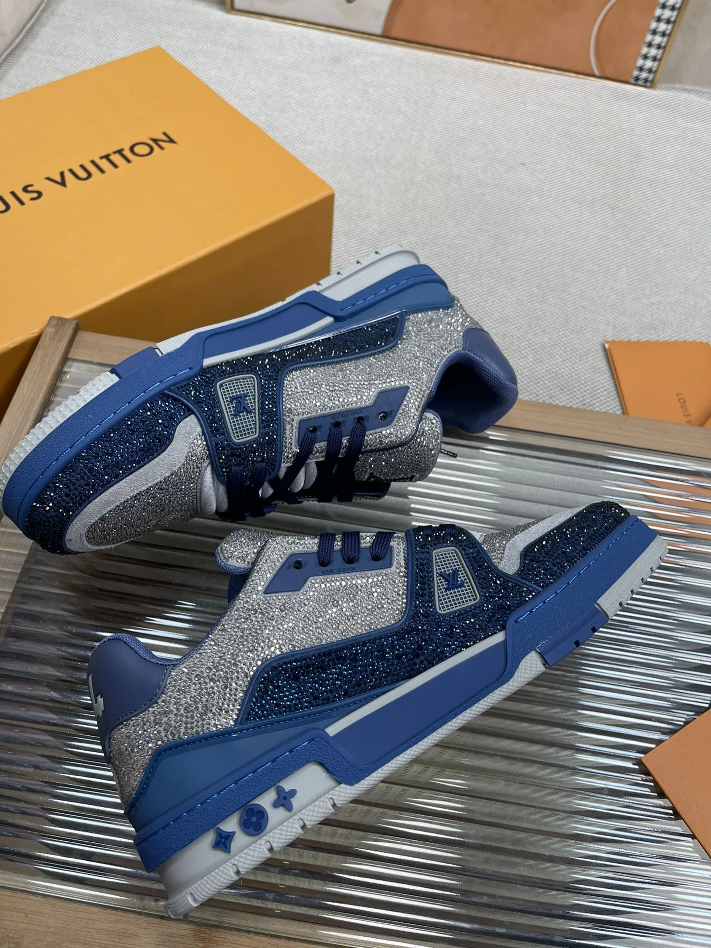 Louis Vuitton LV Trainer Sneaker Dark Brown - Image 6