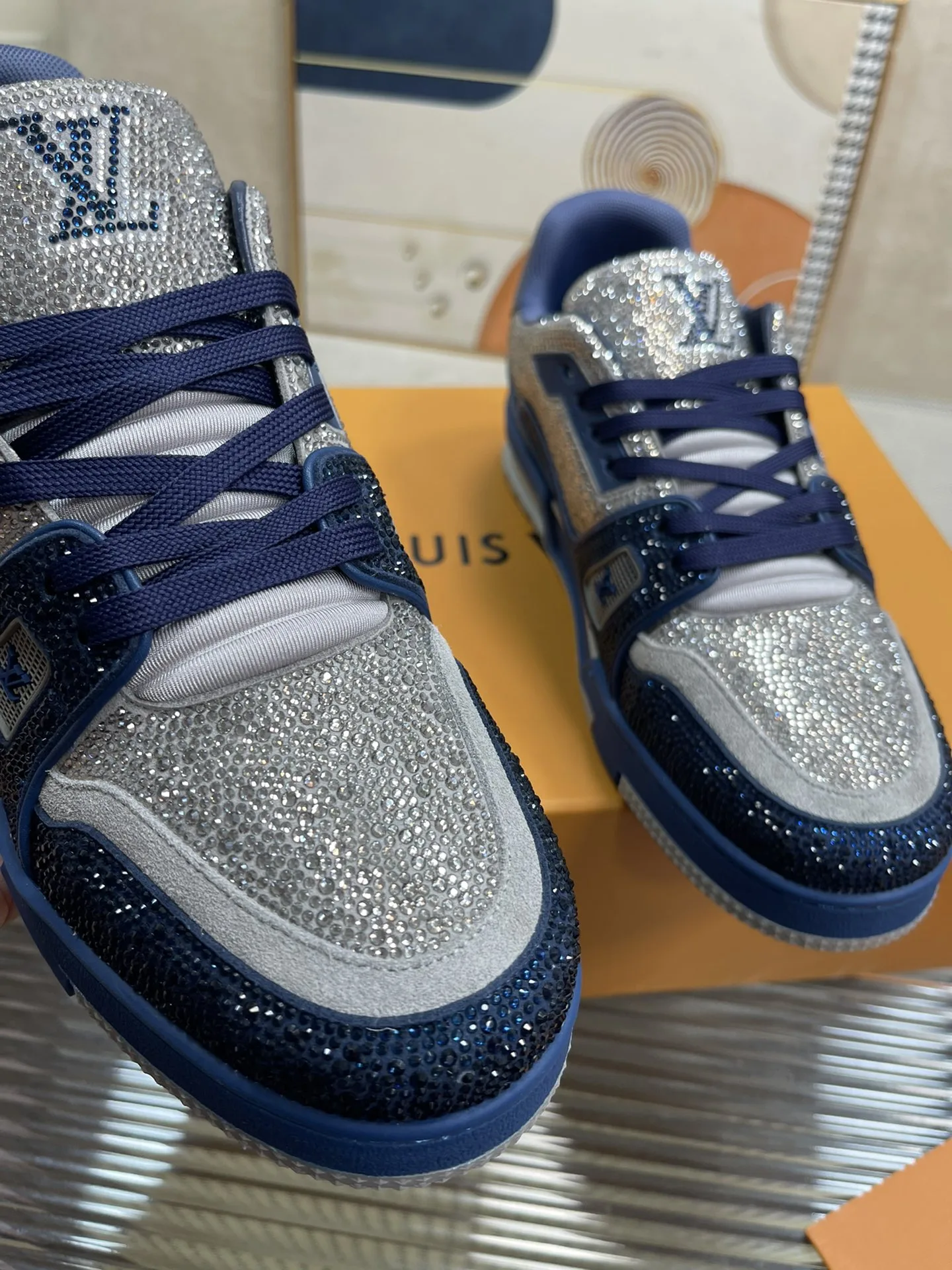 Louis Vuitton LV Trainer Sneaker Dark Brown - Image 5
