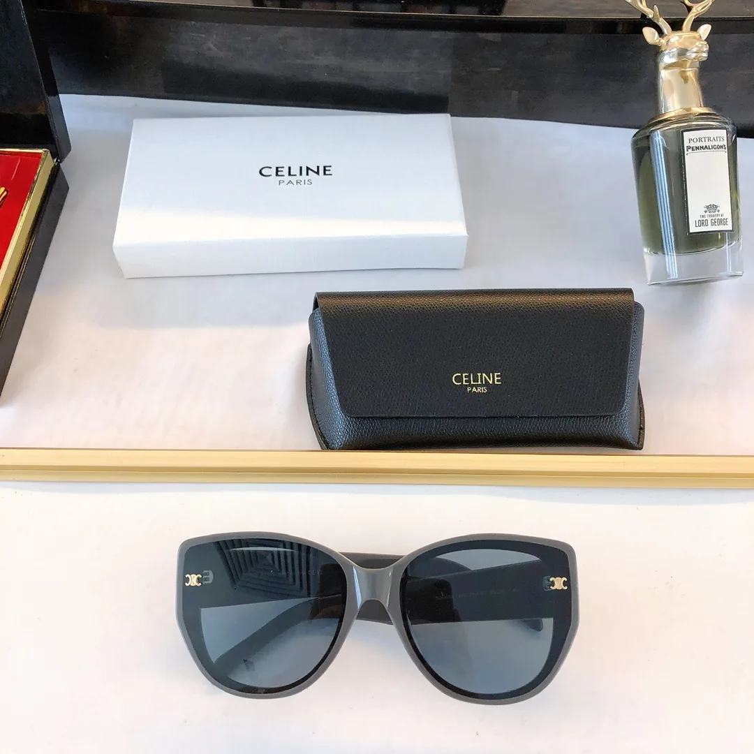 Alternative view of Celine Triomphe Sunglasses Grey