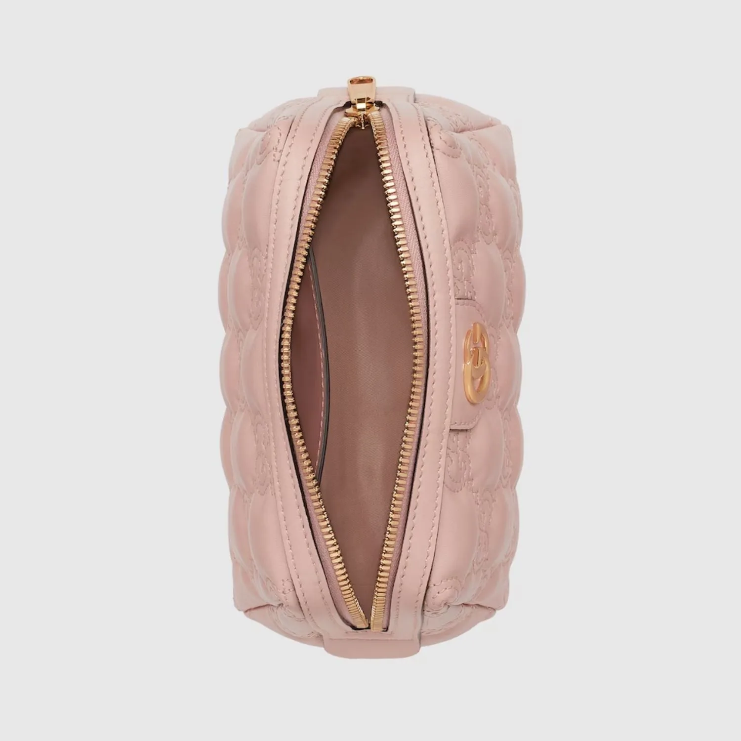 Gucci GG Matelasse Beauty Case / Light Pink Gold Hardware - Image 3