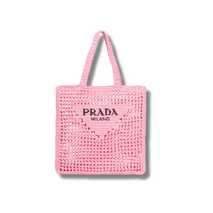 Prada Raffia Tote