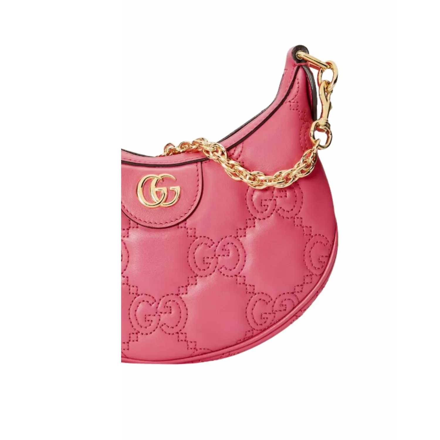 Alternative view of Gucci GG Matelassé Mini Pink Bag UM8IG 6627- 8.2 Inches/