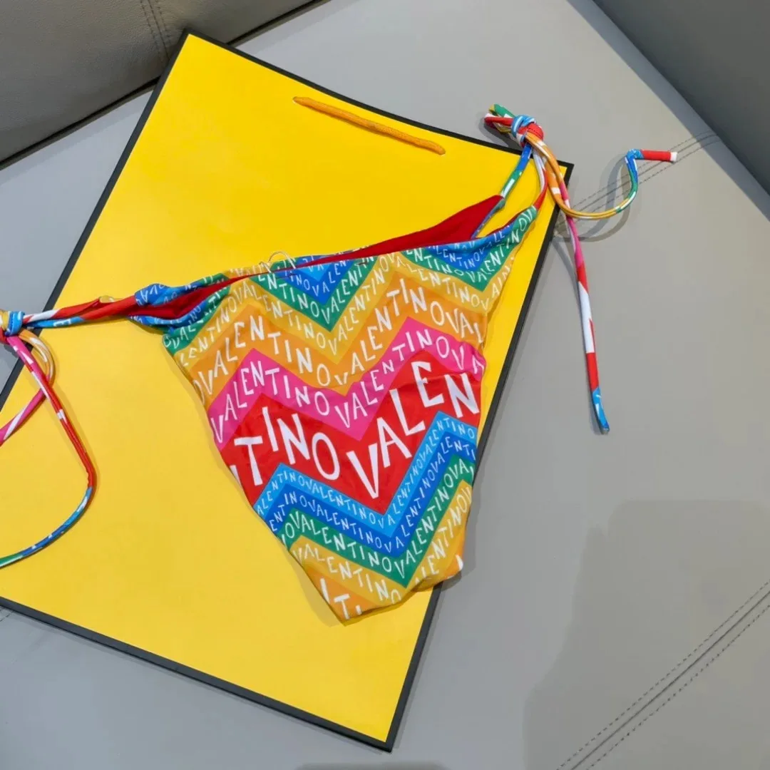 Valentino Chevron Lycra 24 Bikini Multicolor - Image 6
