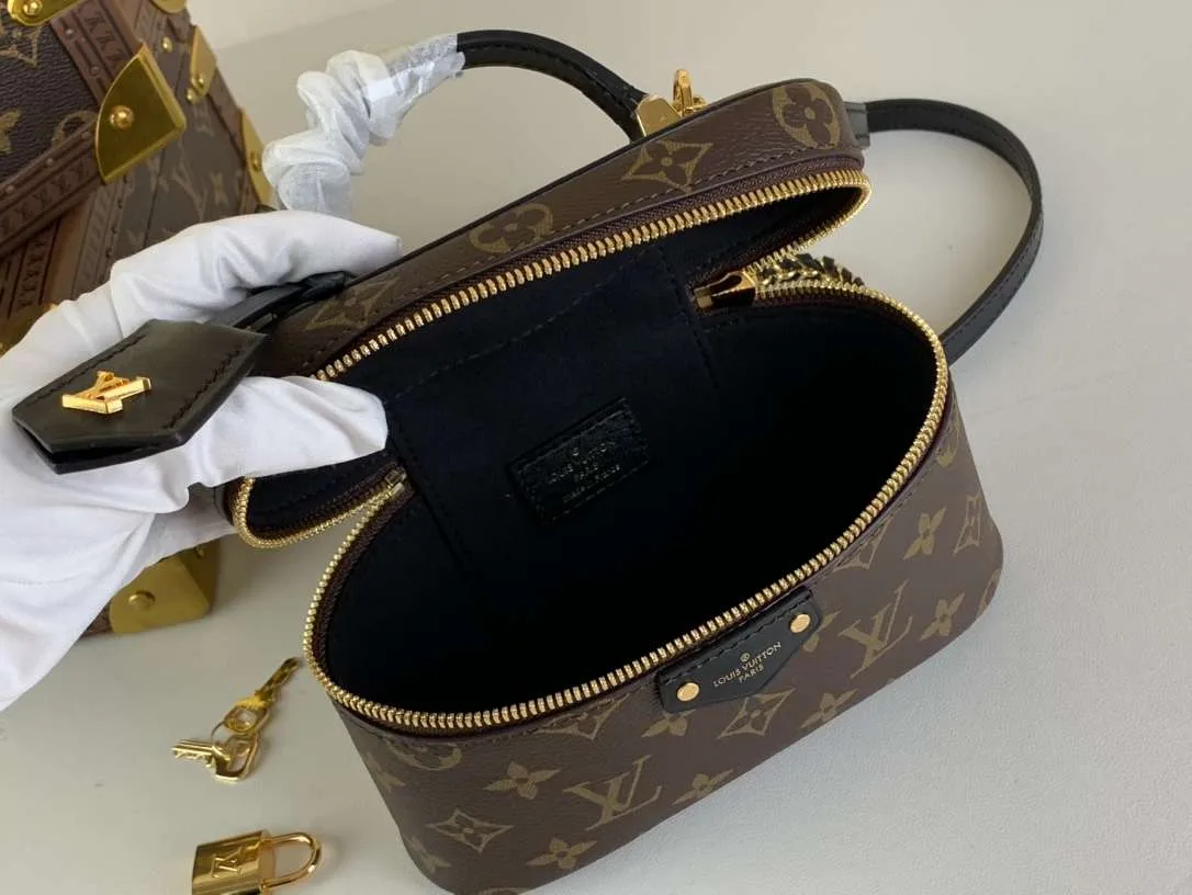 Louis Vuitton Vanity Chain Pouch Brown / - Image 6