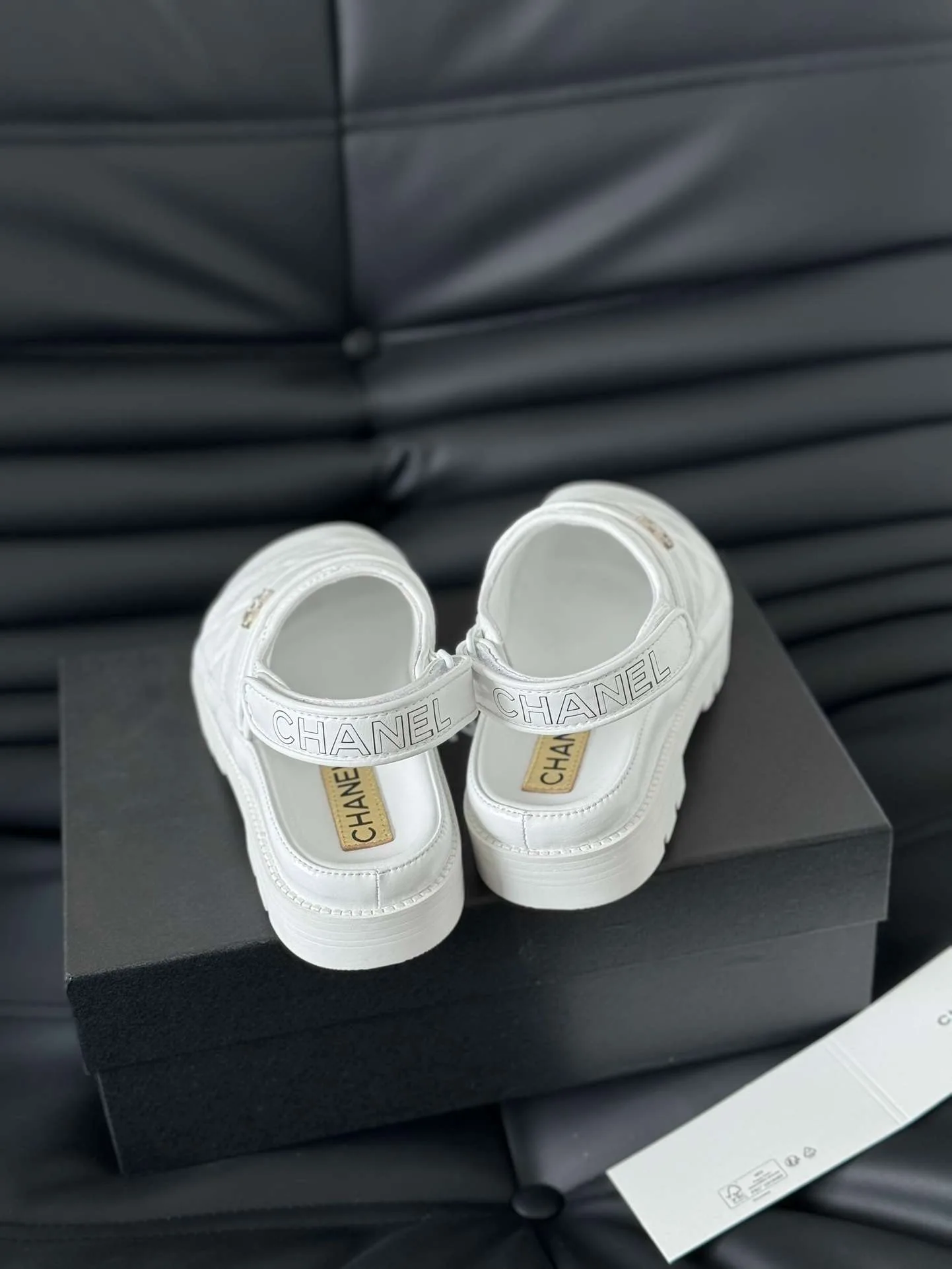 Alternative view of Chanel Velcro Sandal White