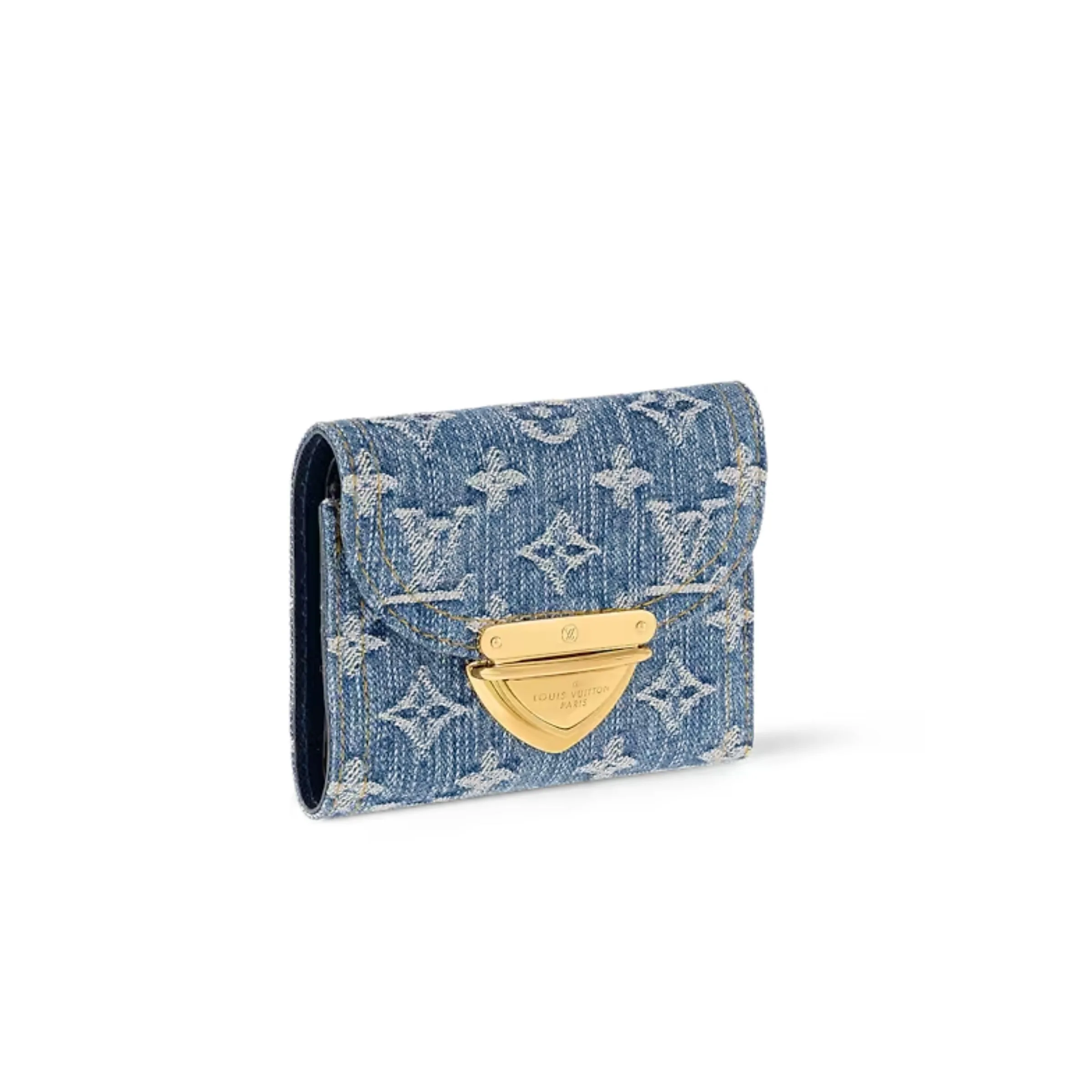 Louis Vuitton Victorine Wallet Blue 4.7 Inches/ - Image 3