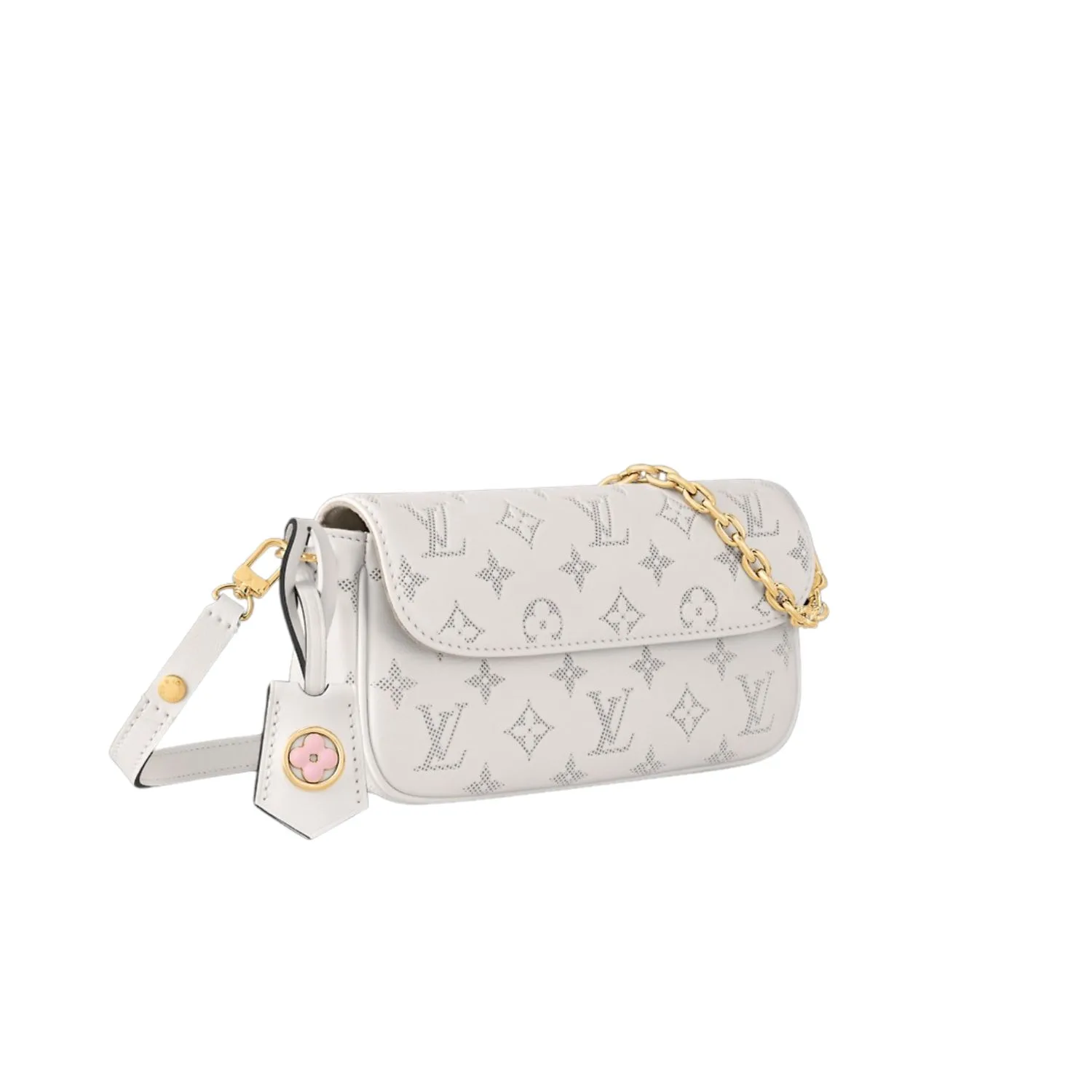 Louis Vuitton Wallet On Chain Ivy White / - Image 2