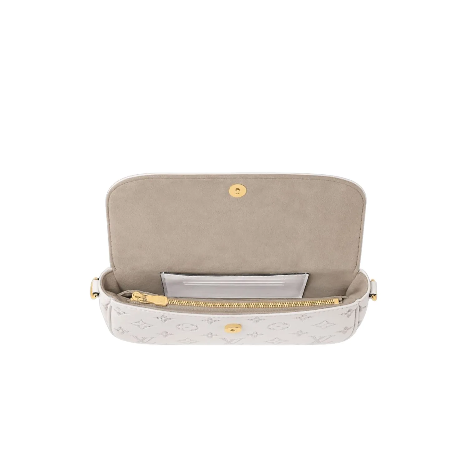 Louis Vuitton Wallet On Chain Ivy White / - Image 3