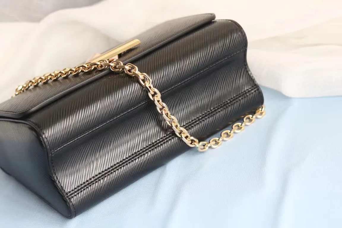 Louis Vuitton Twist MM Epi Black - Image 5
