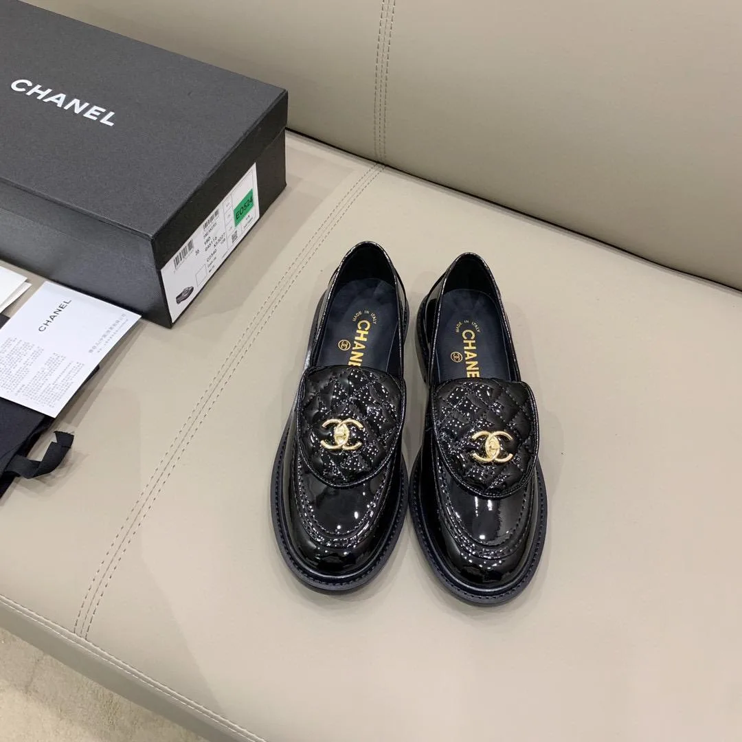 Chanel Loafers Shiny