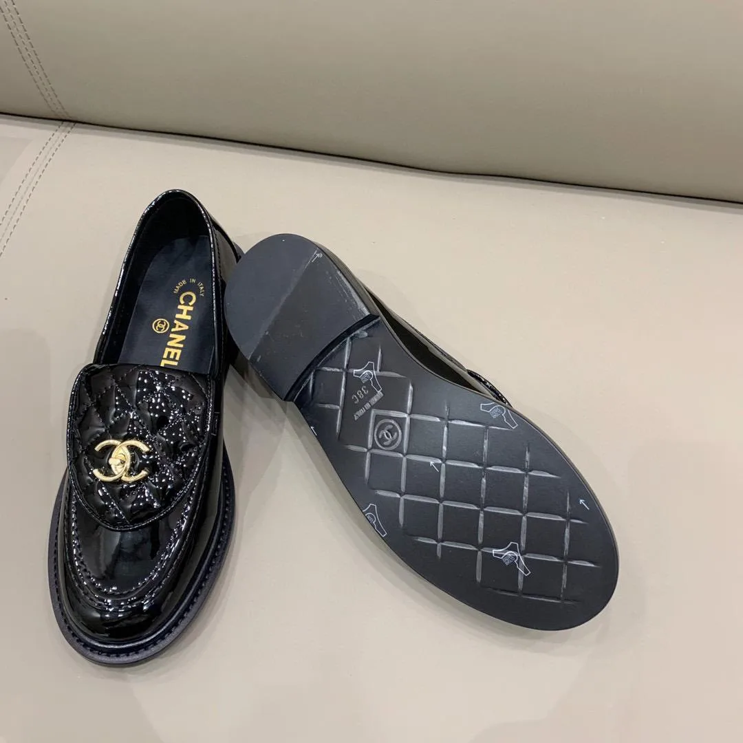Chanel Loafers Shiny Black , Women’s Shoes - Image 7