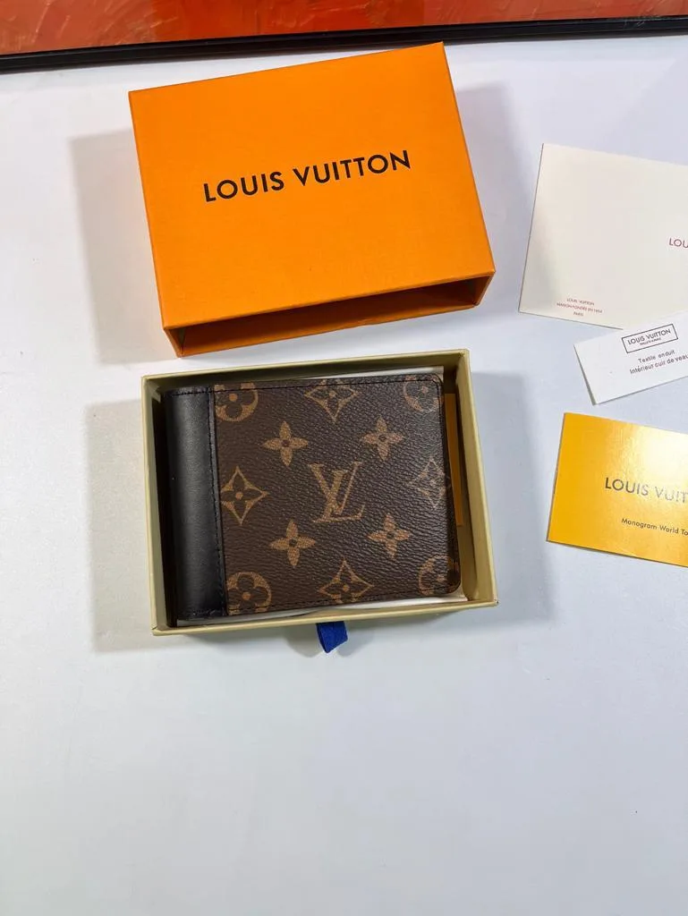 Louis Vuitton Multiple Wallet Monogram Macassar Black - Image 4