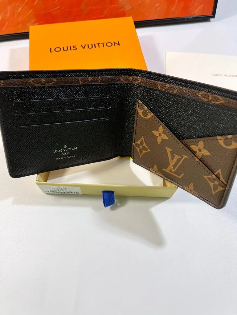 Louis Vuitton Multiple Wallet Monogram Macassar Black - Image 5