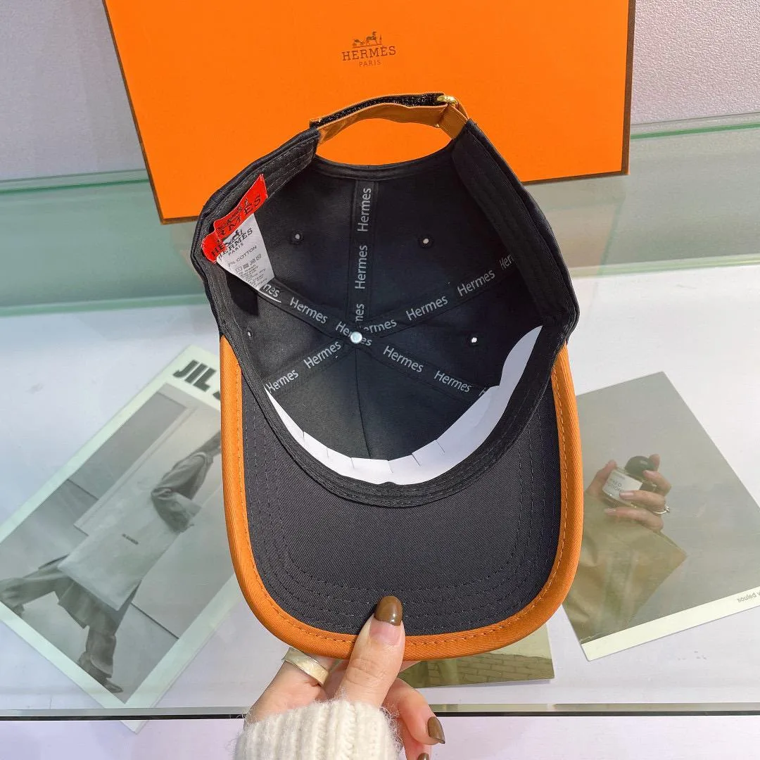 Alternative view of Hermes Horse Cap Black Hermes