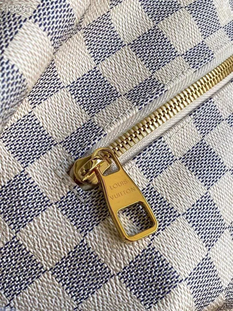 Louis Vuitton Sperone Backpack / Damier Azur Gold Hardware - Image 6