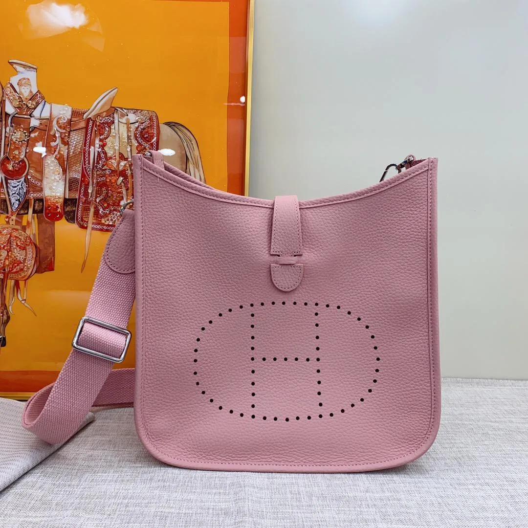 Alternative view of Hermes Evelyne III 29 Bag Pink With Silver-Toned Hardware