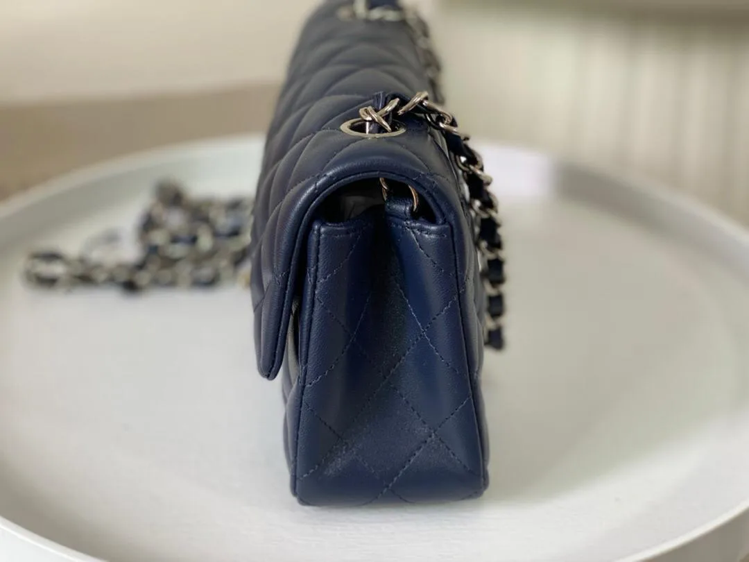 Alternative view of Chanel Classic Handbag Navy Blue