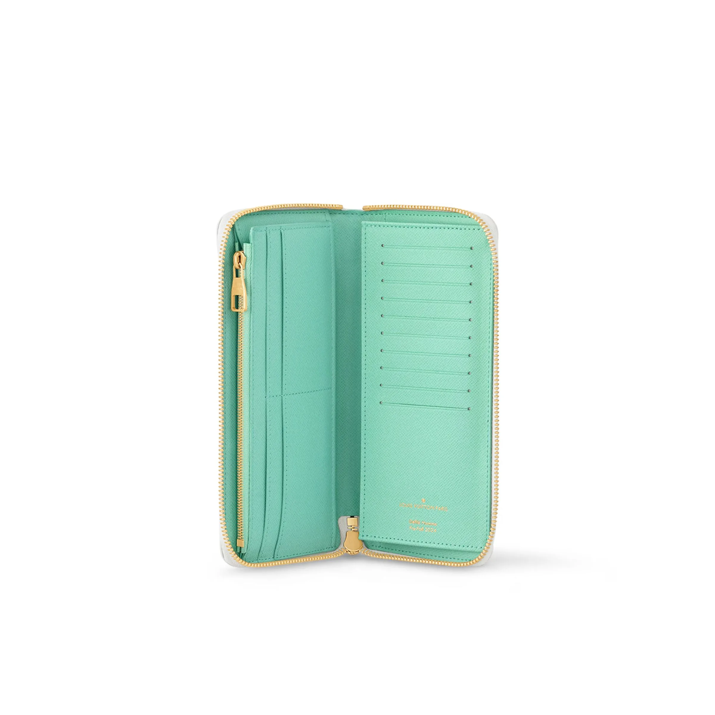 Louis Vuitton Zippy Vertical Wallet White 3.9 Inches/ - Image 3
